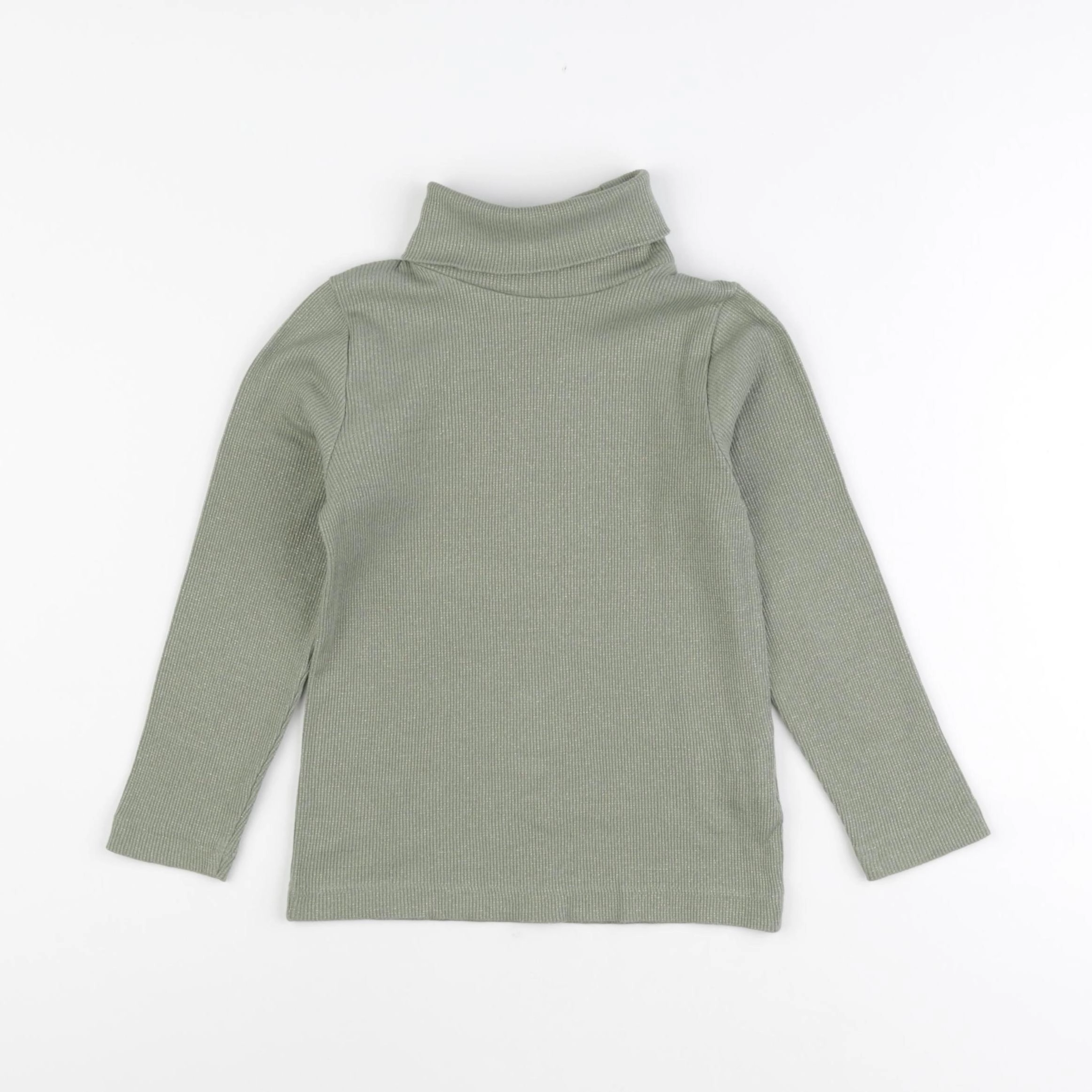 Monoprix - sous-pull vert, or - 5 ans