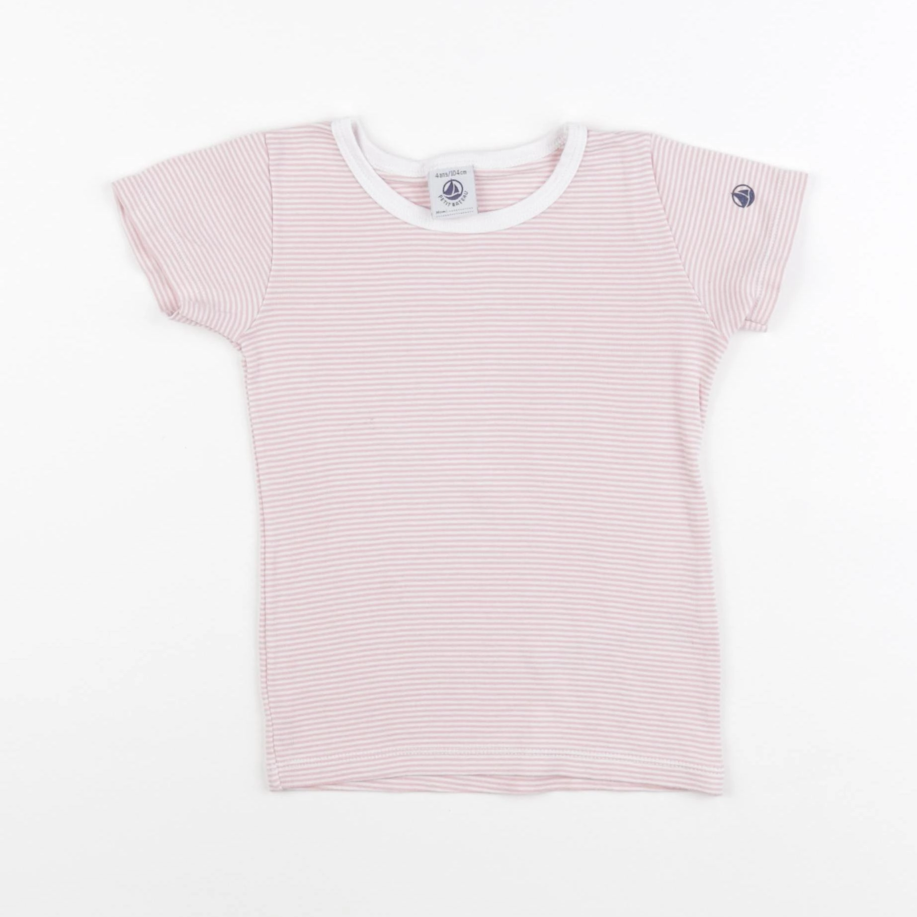 Petit Bateau - maillot de corps rose - 4 ans