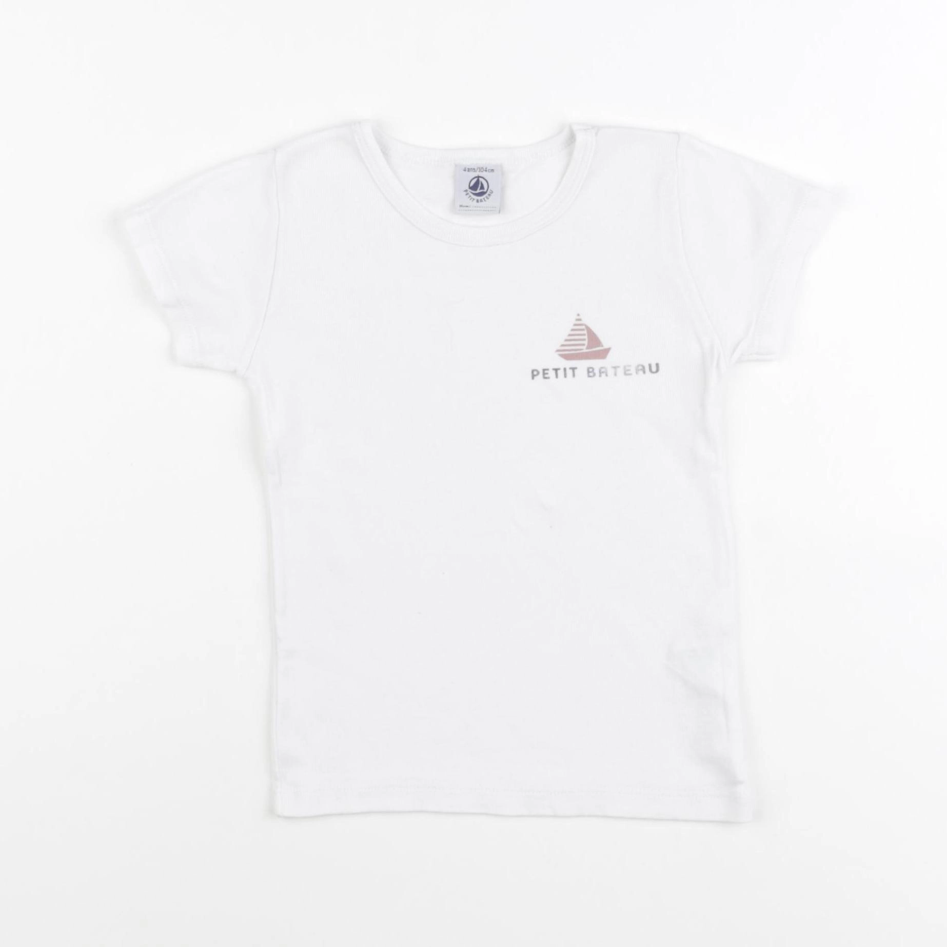 Petit Bateau - maillot de corps blanc - 4 ans