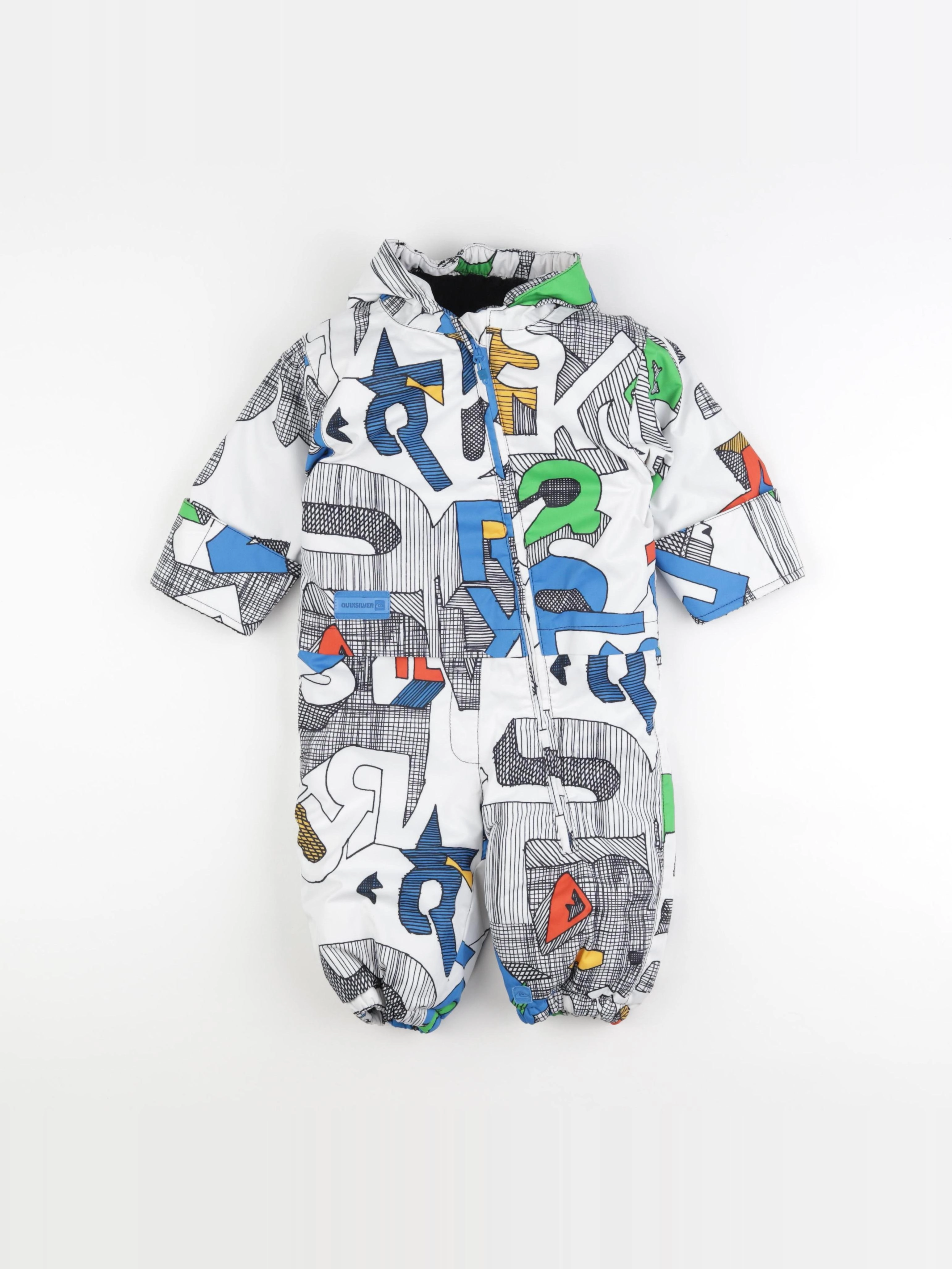Quiksilver - combinaison de ski multicolore - 12 mois