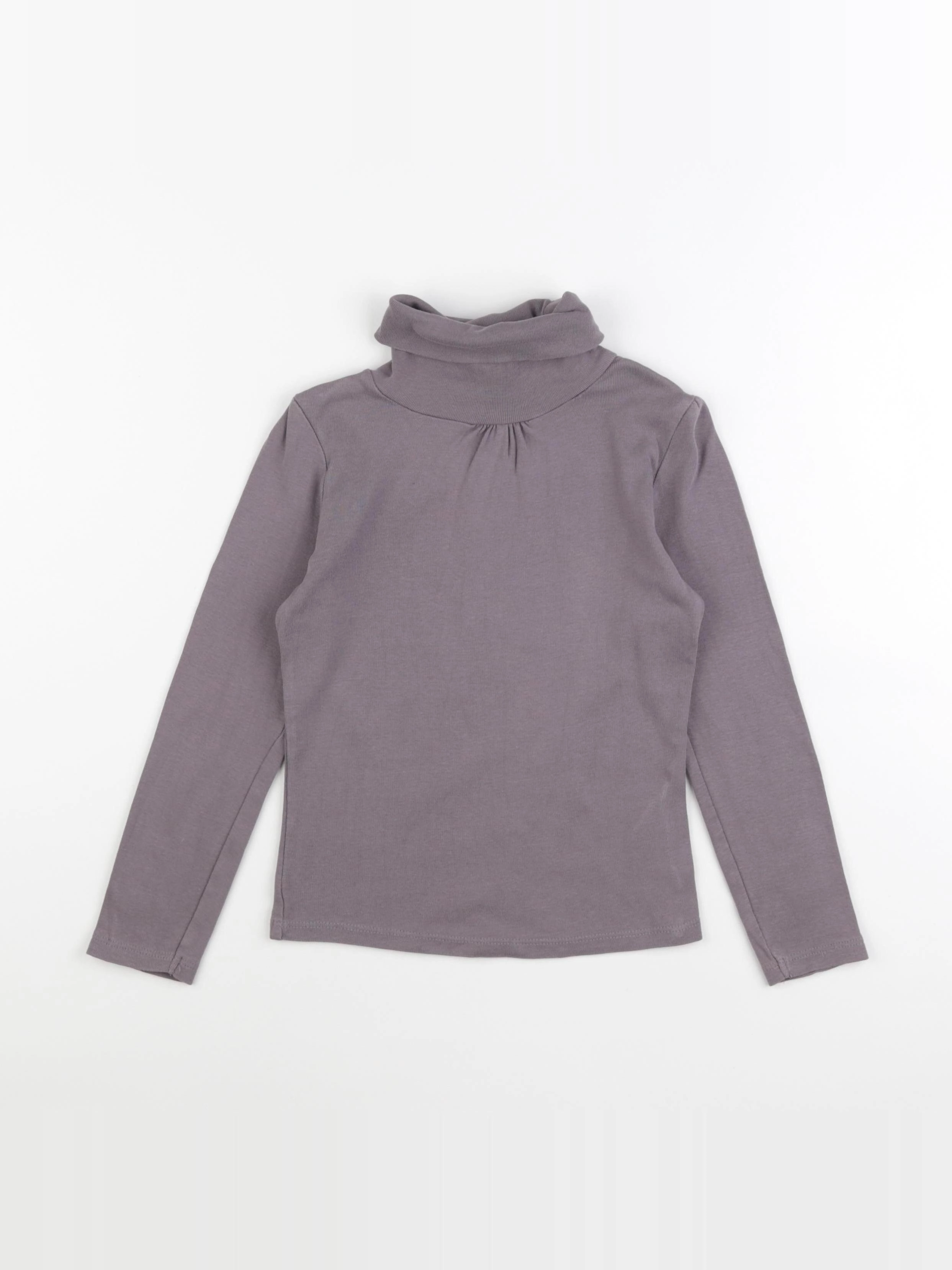 Vertbaudet - sous-pull gris - 8 ans