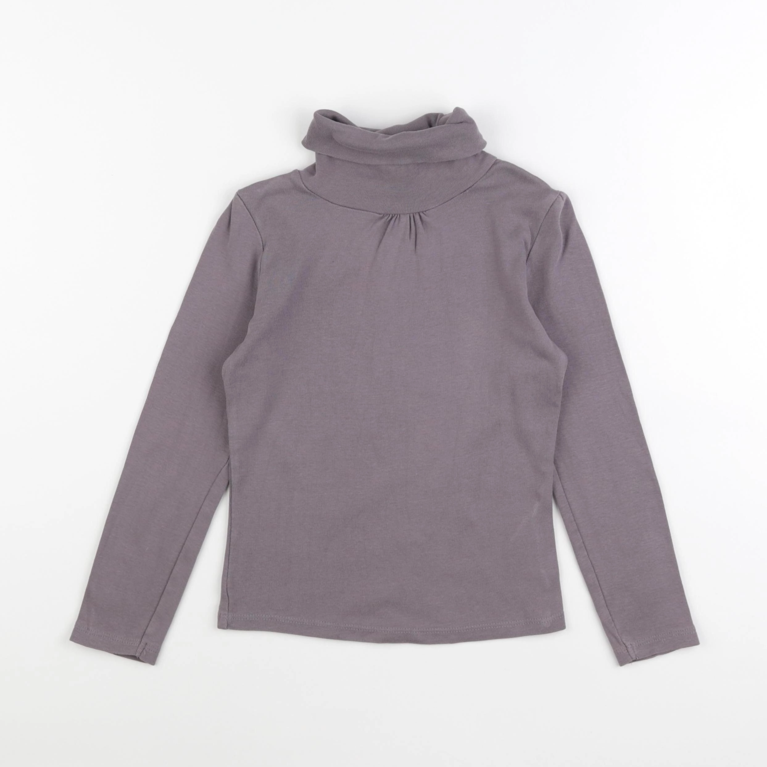 Vertbaudet - sous-pull gris - 8 ans
