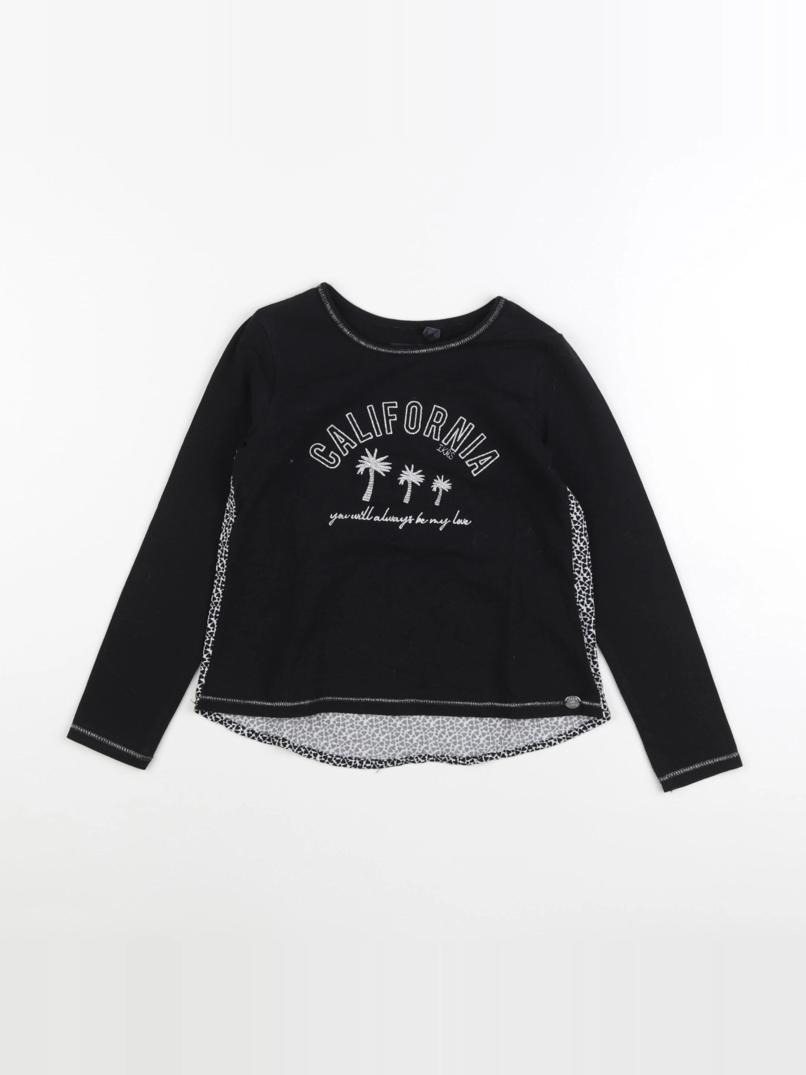 IKKS - tee-shirt noir - 8 ans