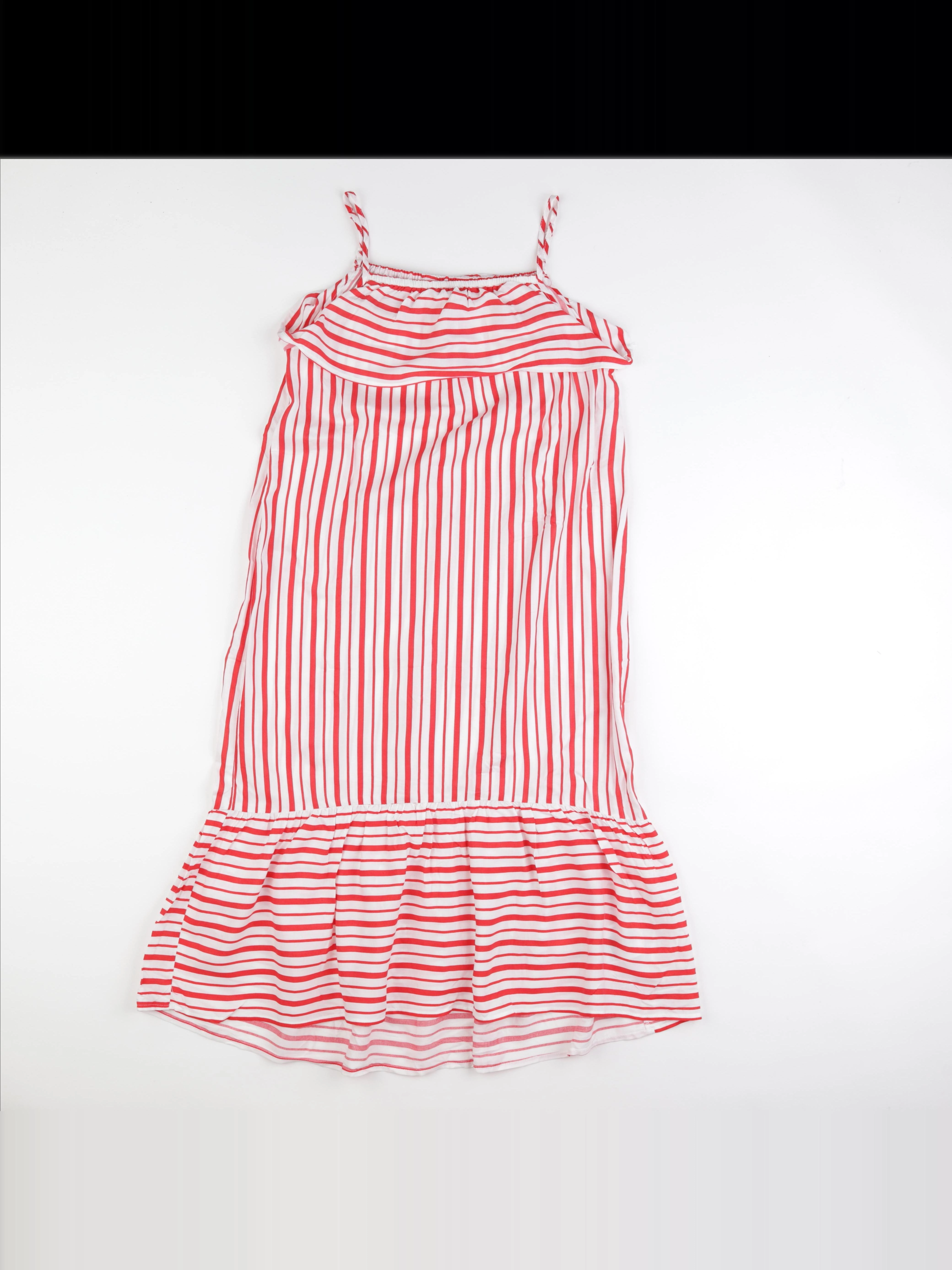 H&M - robe blanc, rouge - 10/12 ans