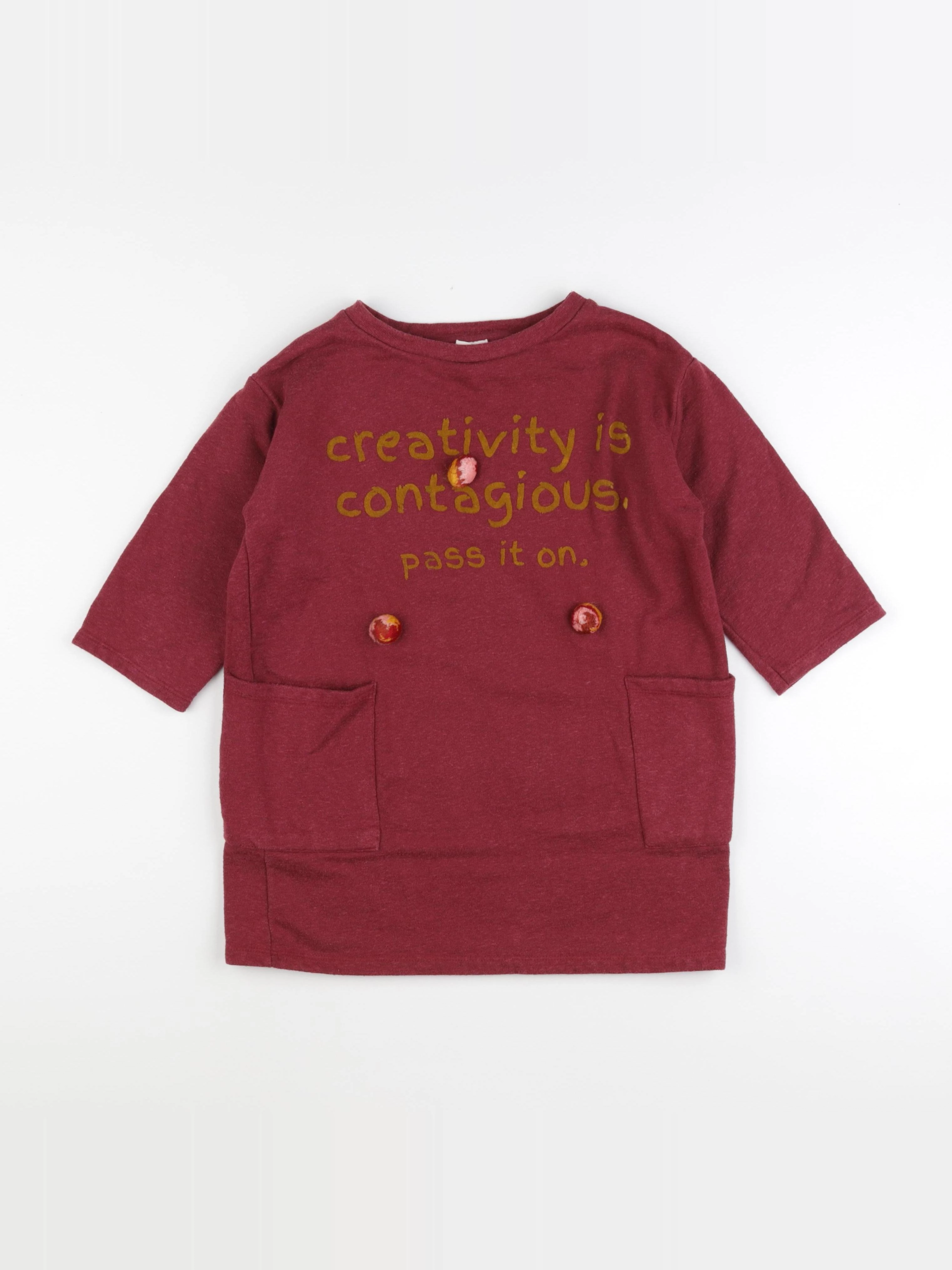 Zara - sweat rouge - 8 ans