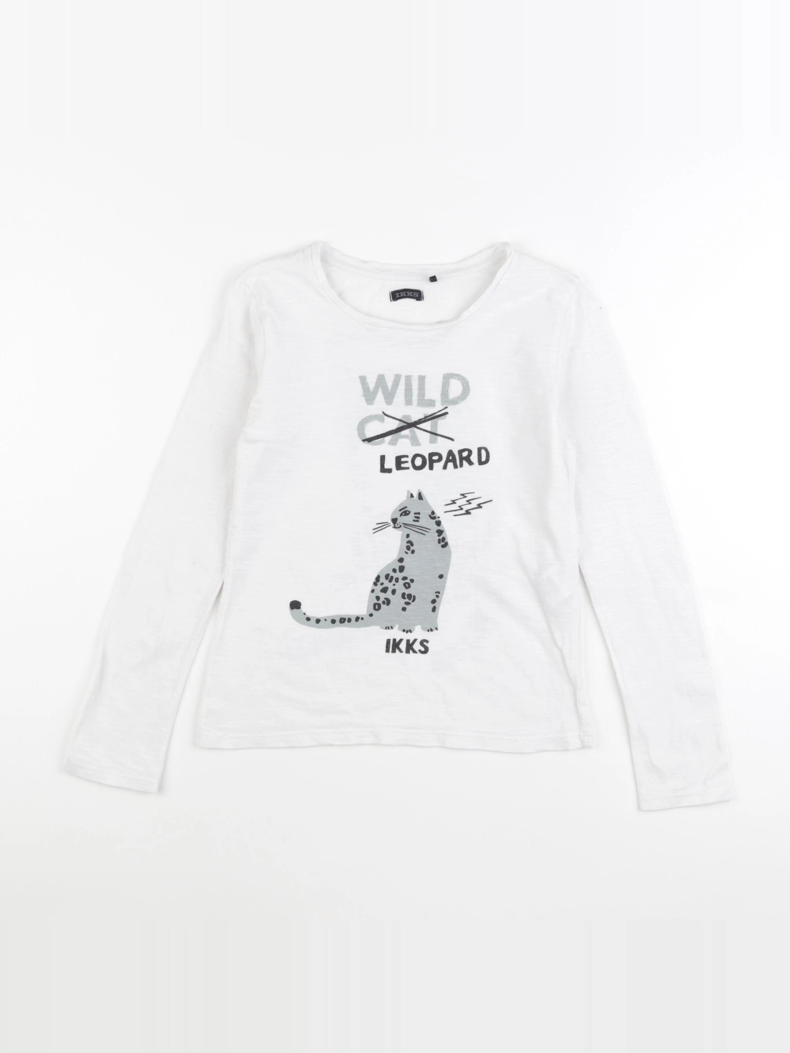 IKKS - tee-shirt imprimé au dos beige - 10 ans
