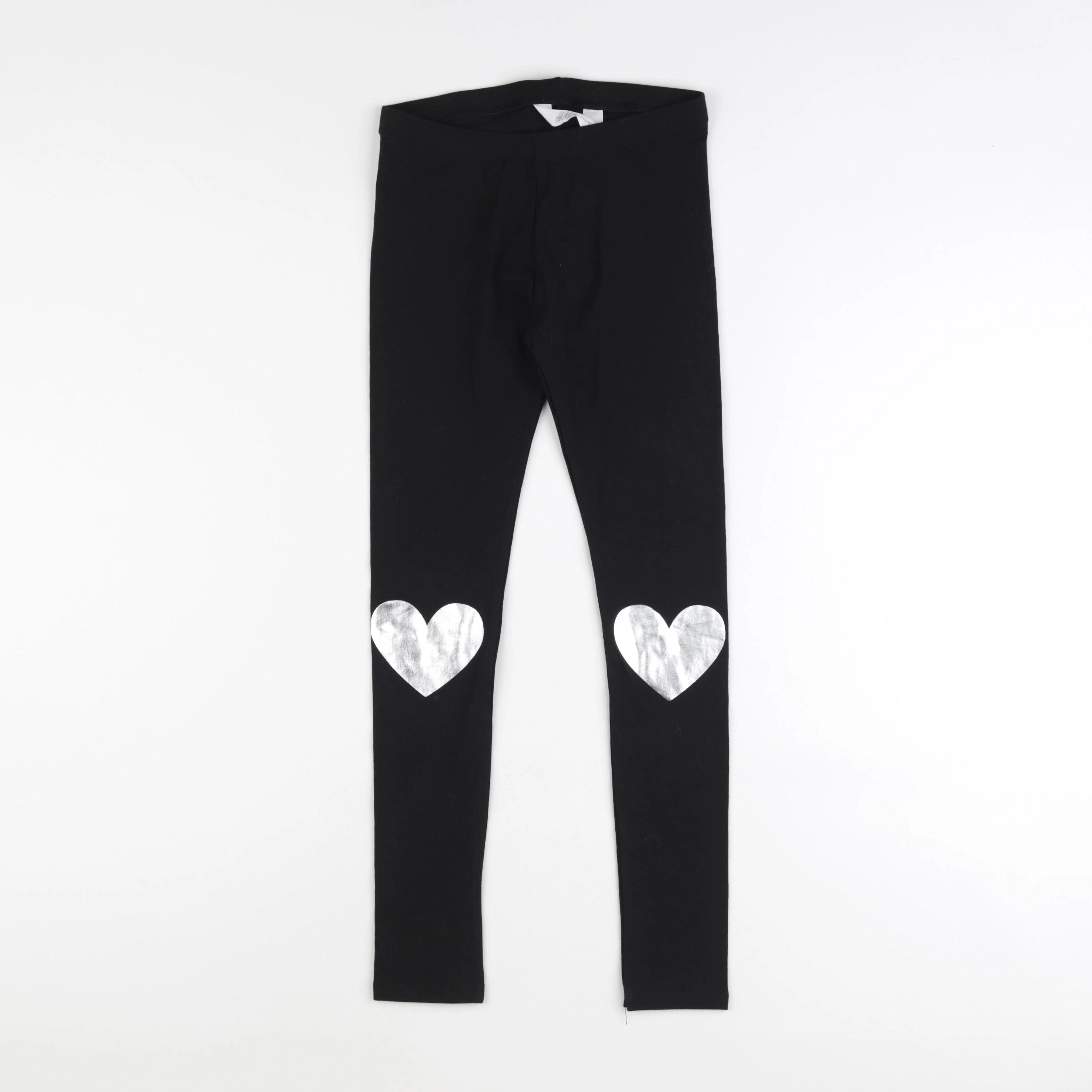 H&M - legging noir - 9/10 ans