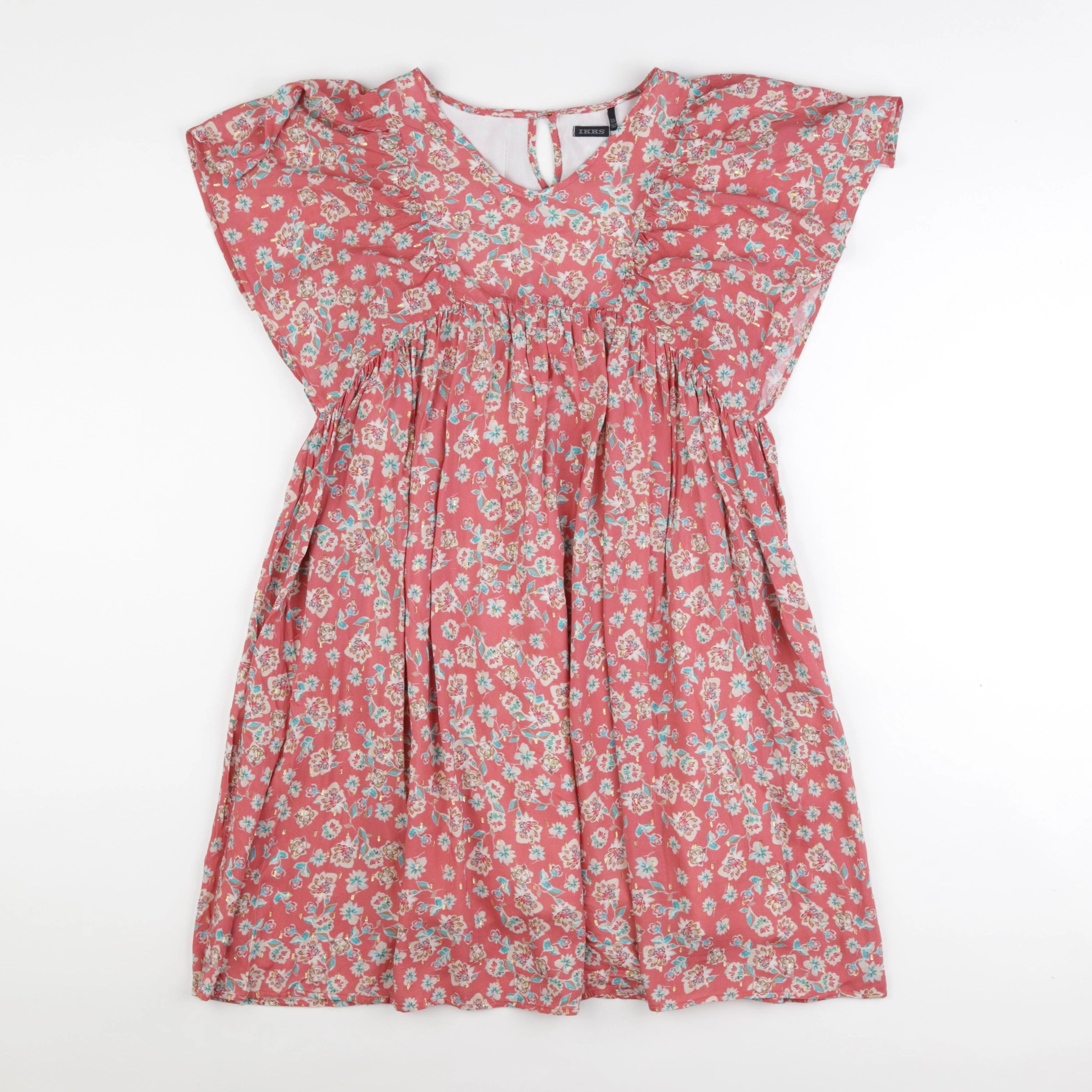 IKKS - robe rose - 12 ans