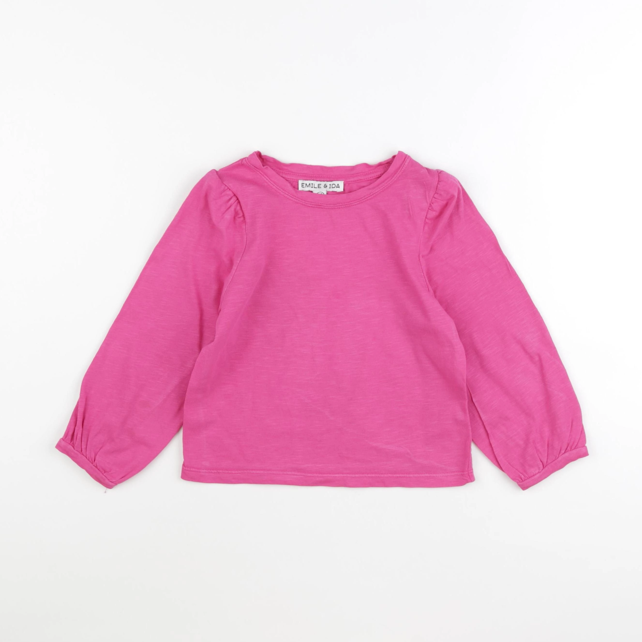 Emile et Ida - tee-shirt rose - 3 ans