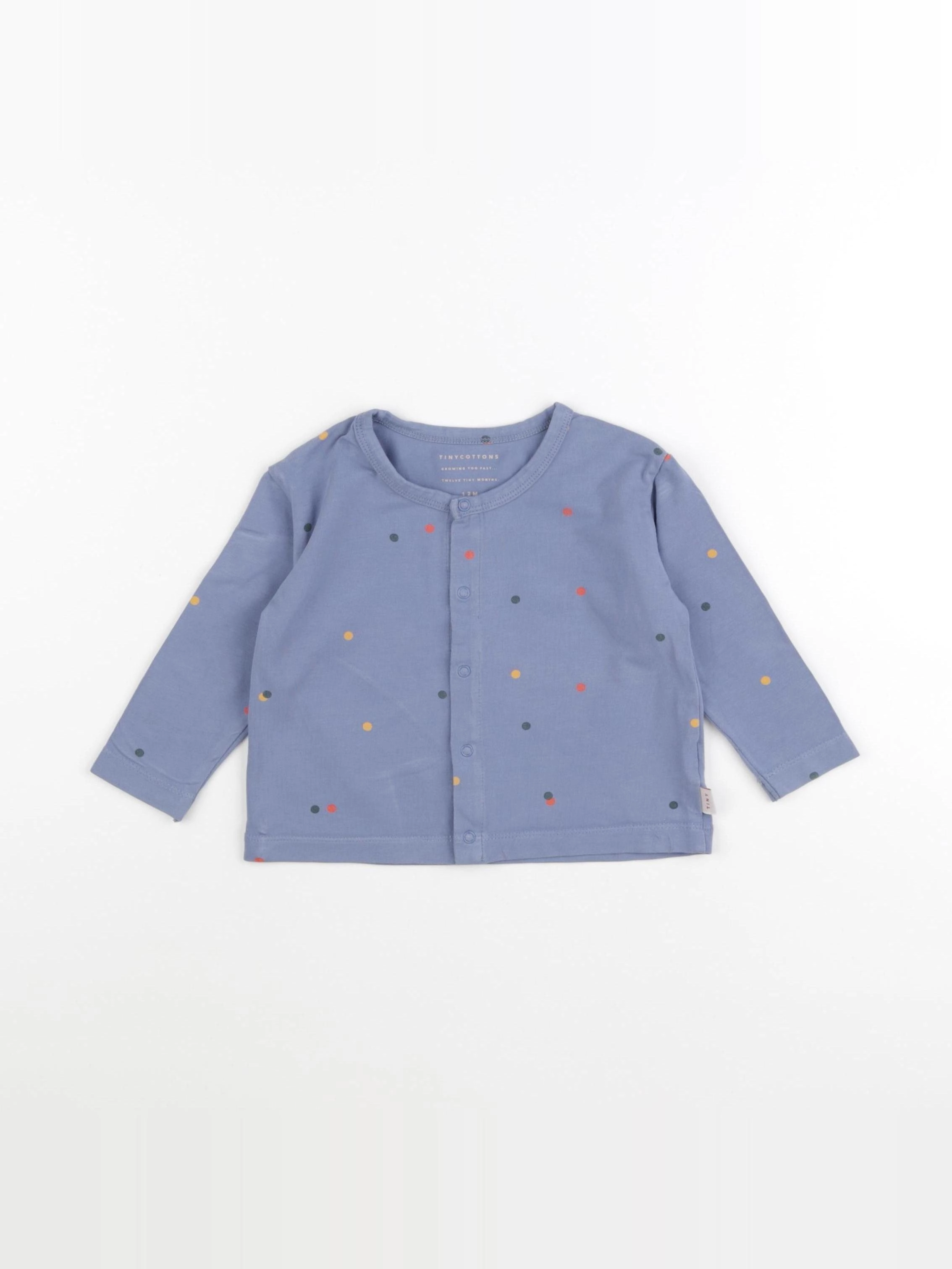 Tiny Cottons - sweat bleu - 12 mois