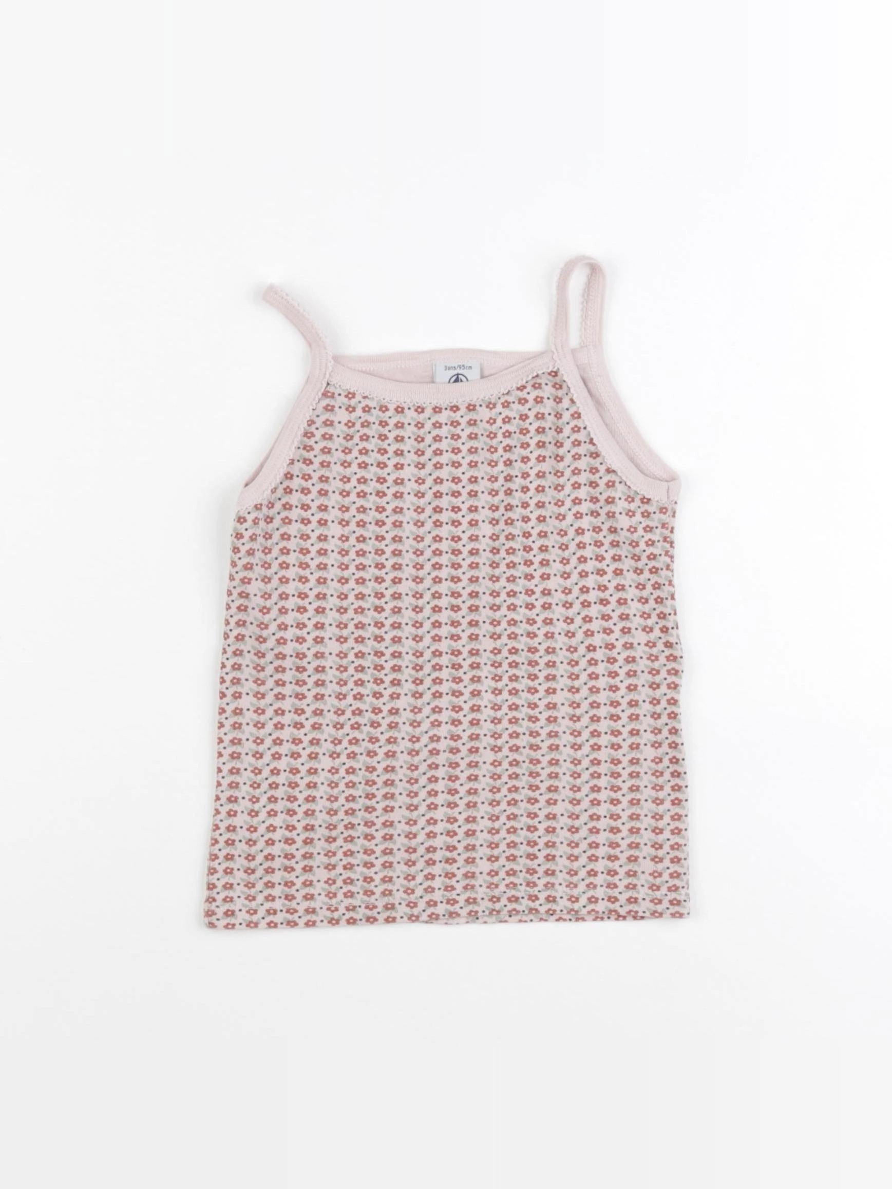 Petit Bateau - maillot de corps rose - 3 ans