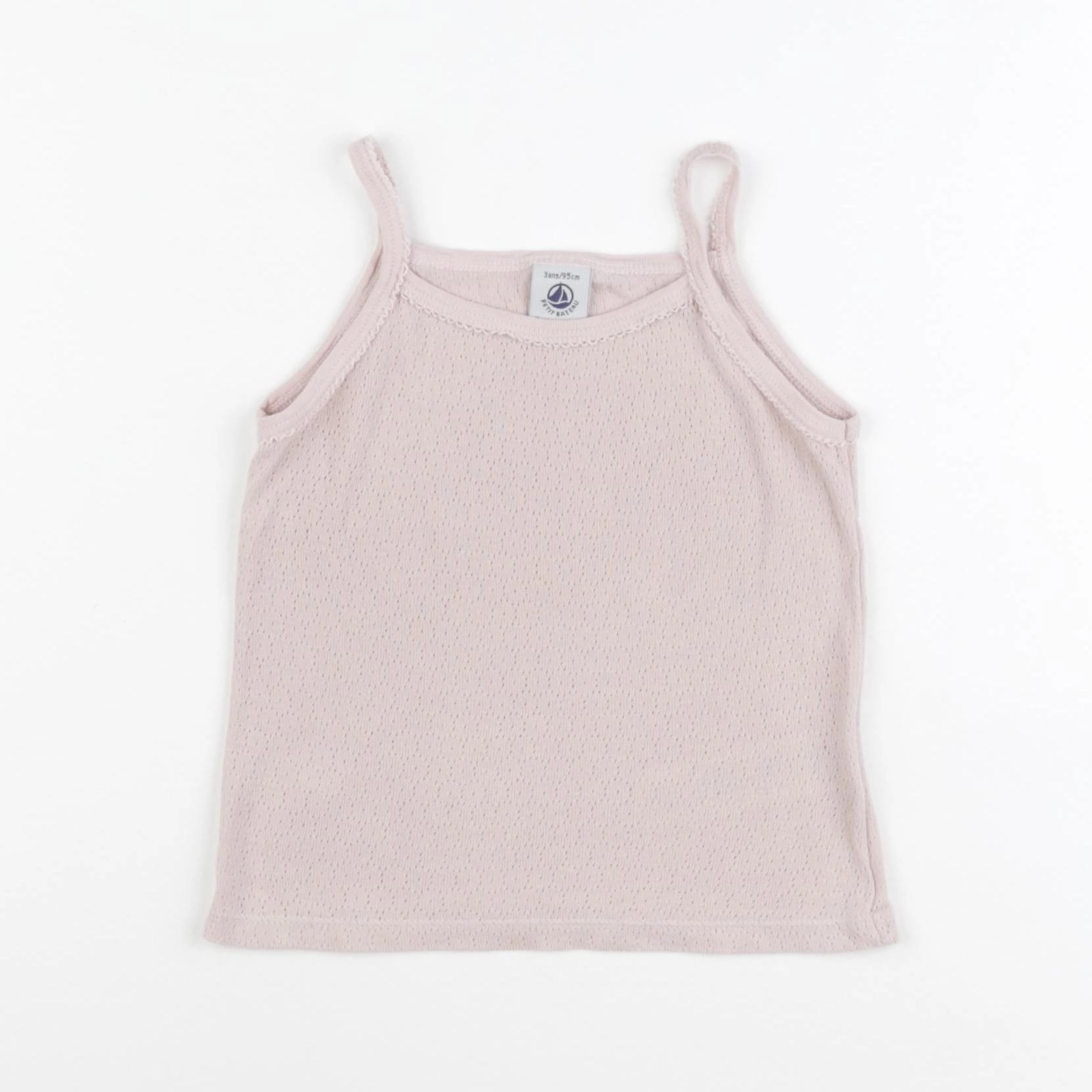 Petit Bateau - maillot de corps rose - 3 ans
