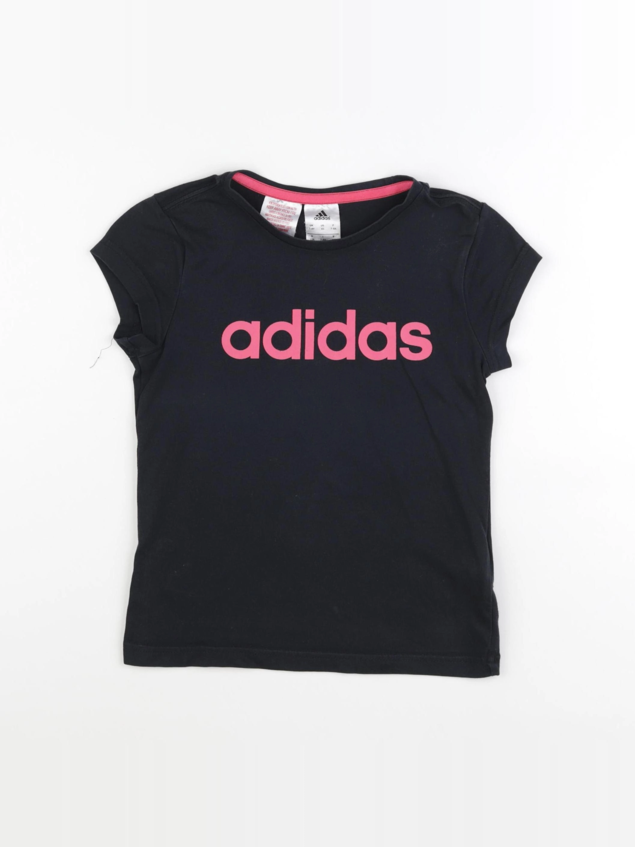 Adidas - tee-shirt noir - 6/7 ans