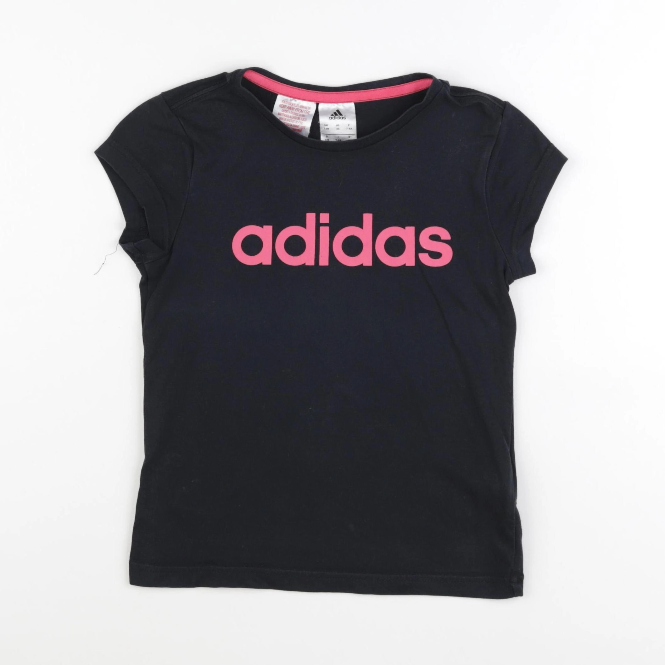 Adidas - tee-shirt noir - 6/7 ans