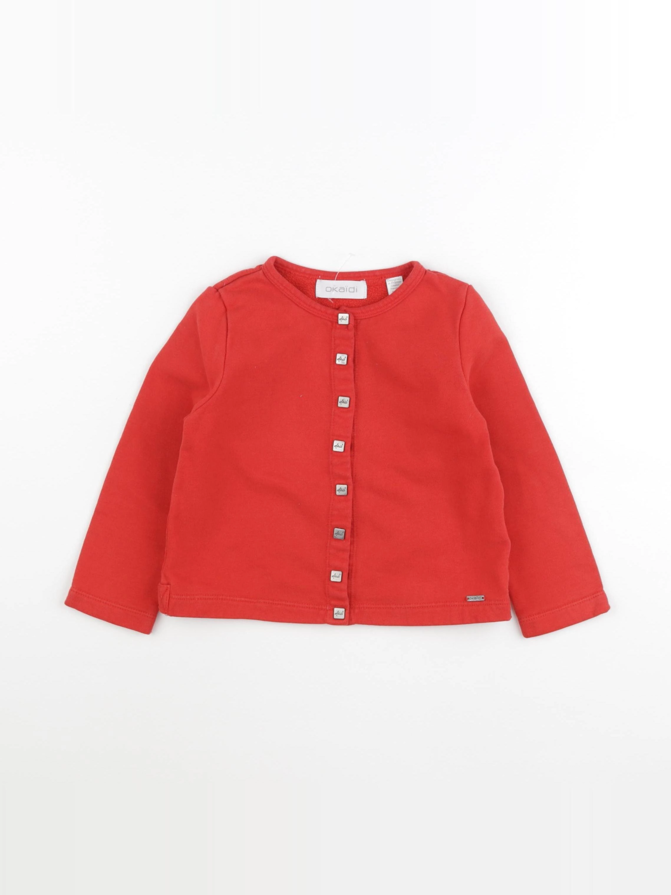 Okaidi - sweat rouge - 3 ans