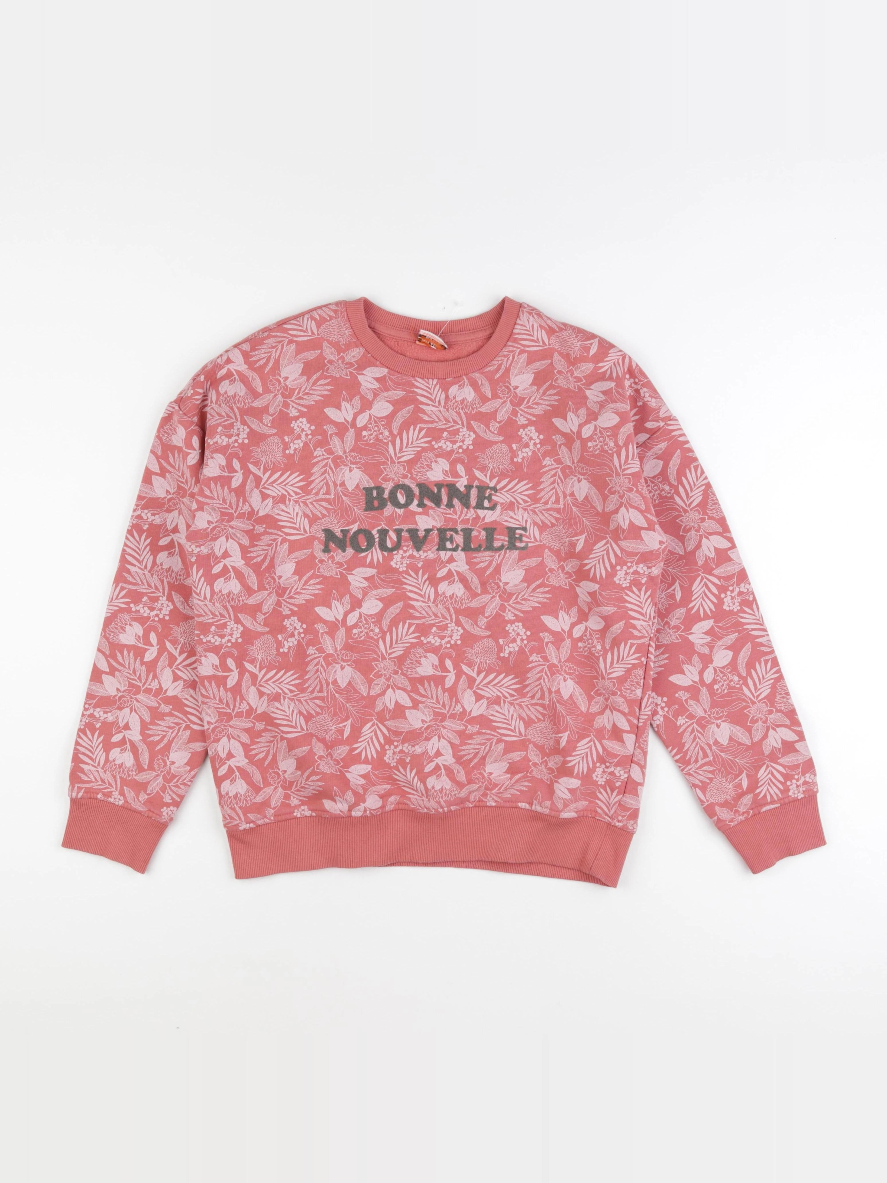 Tape à l'oeil - sweat rose - 14 ans