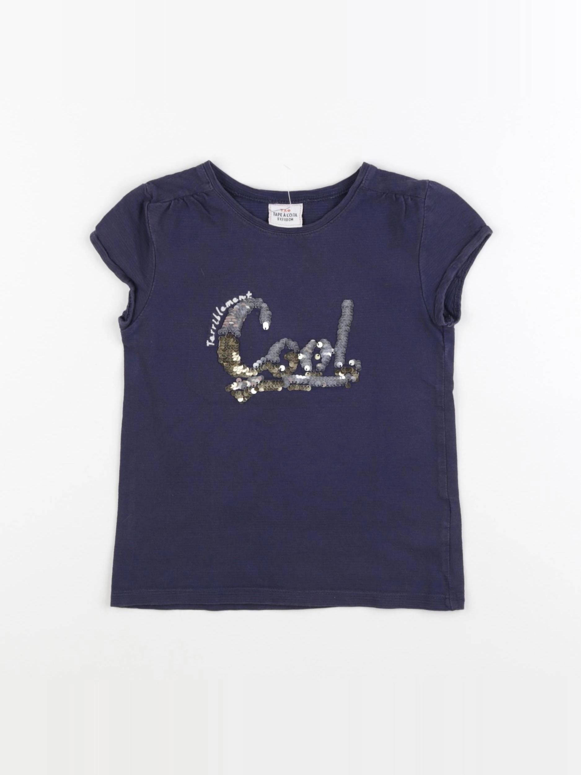 Tape à l'oeil - tee-shirt bleu - 5 ans