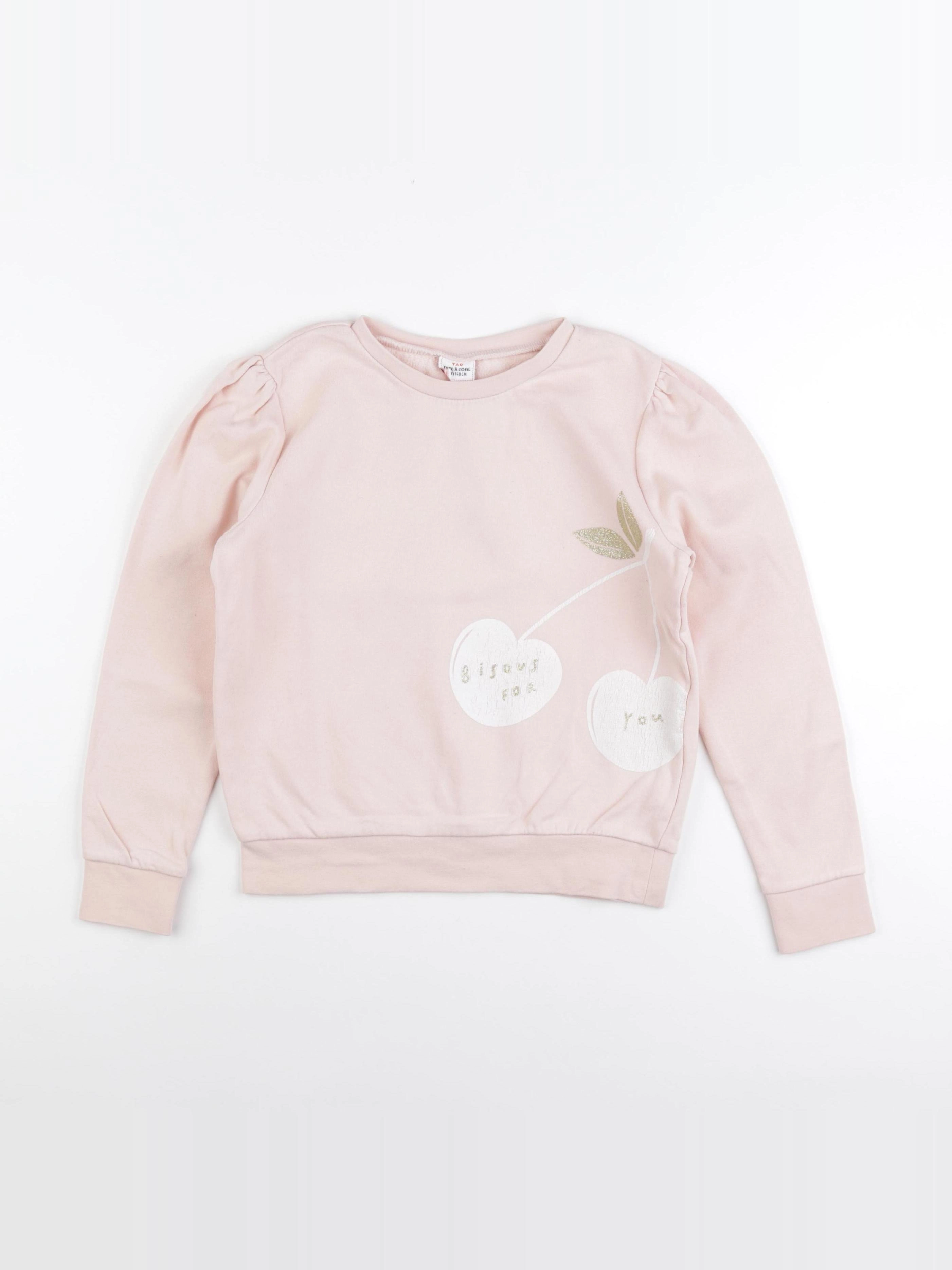 Tape à l'oeil - sweat rose - 10 ans