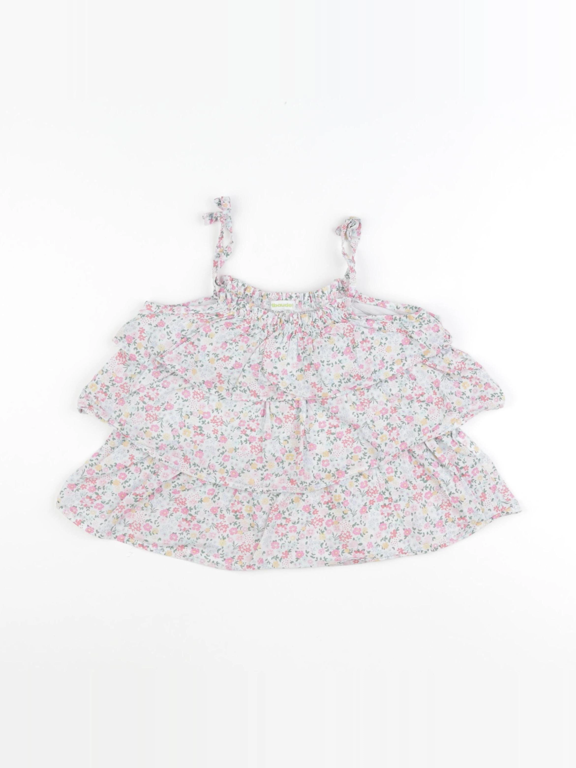 Vertbaudet - blouse bleu - 8 ans