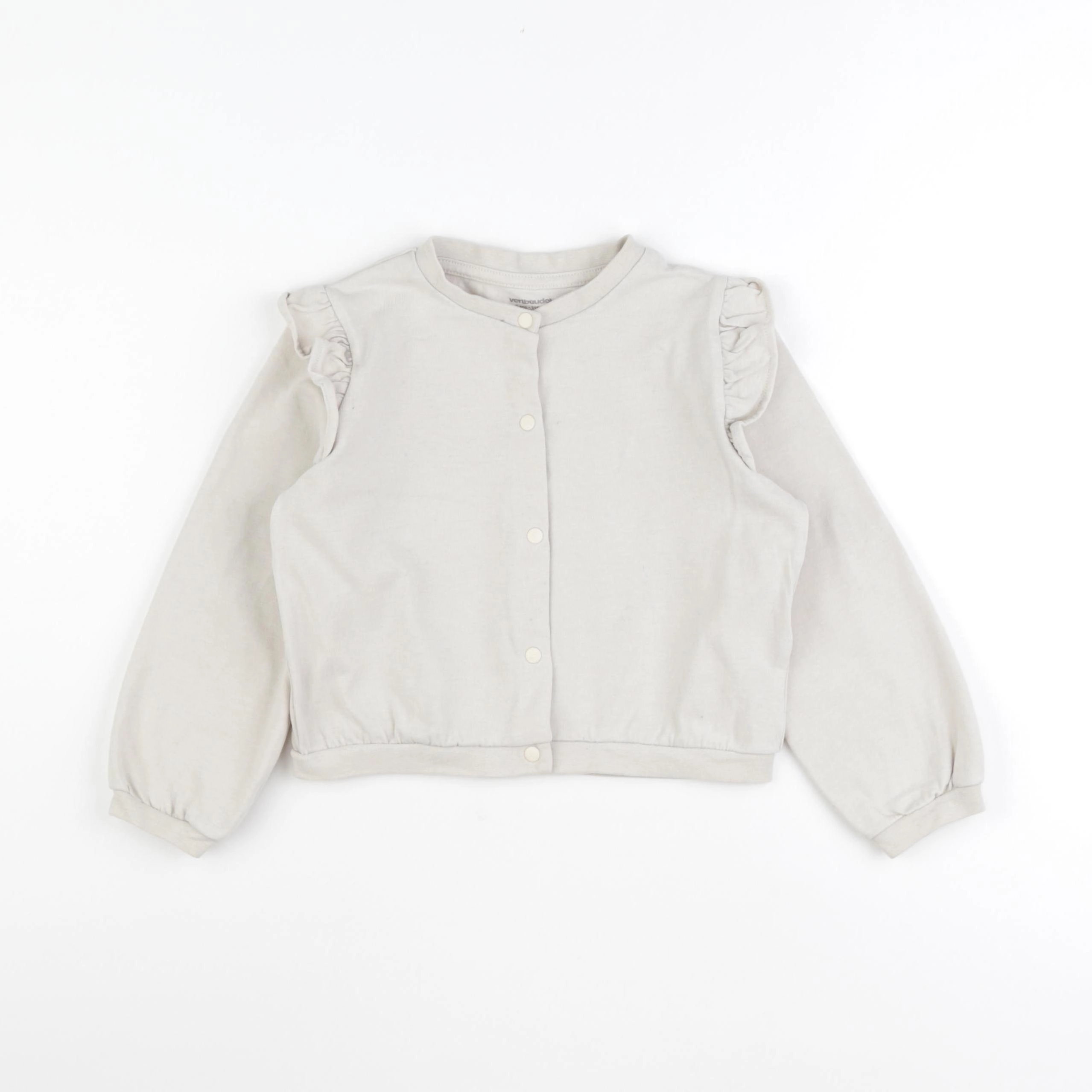 Vertbaudet - sweat gris - 6 ans
