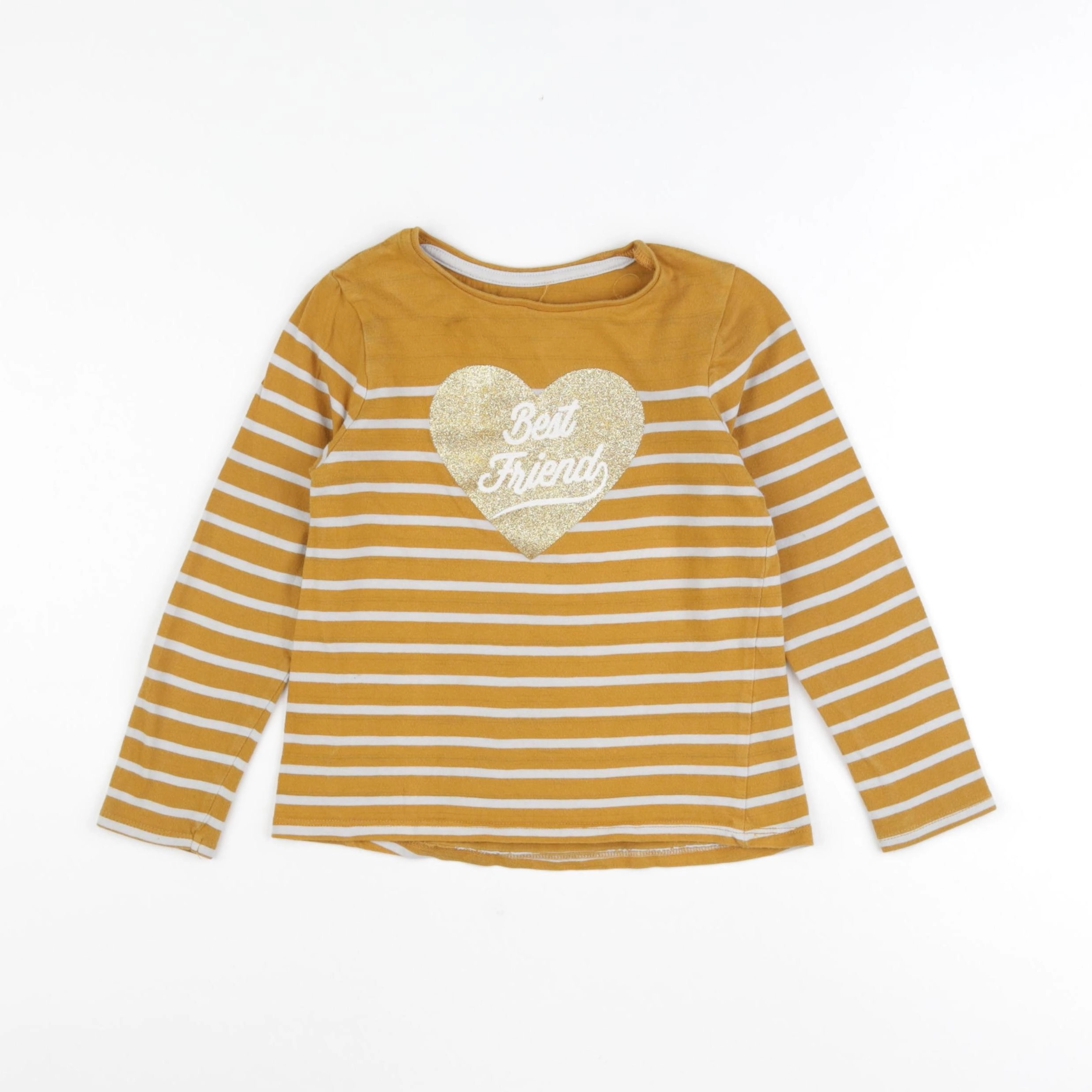 Vertbaudet - tee-shirt jaune - 6 ans