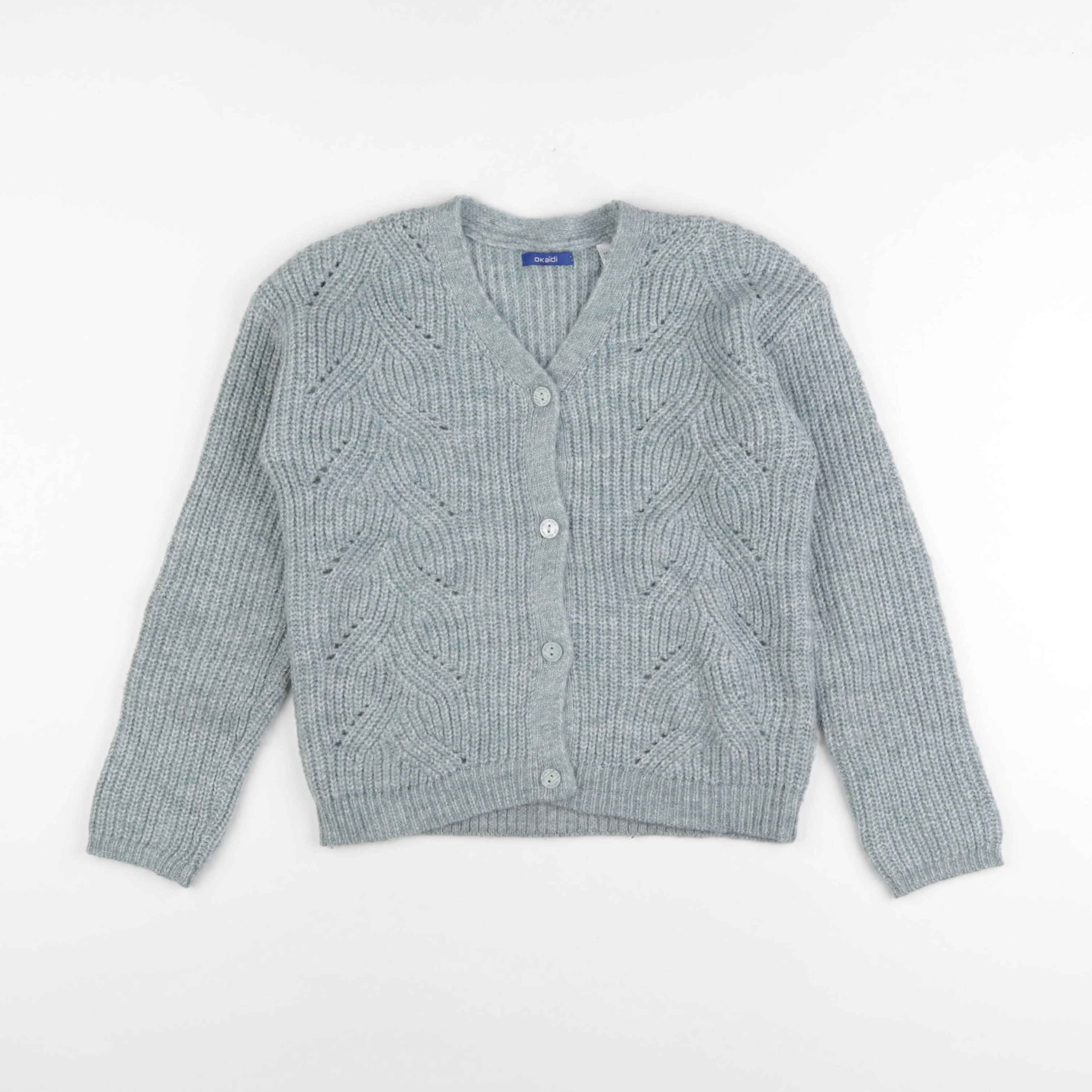 Okaidi - gilet bleu - 10 ans