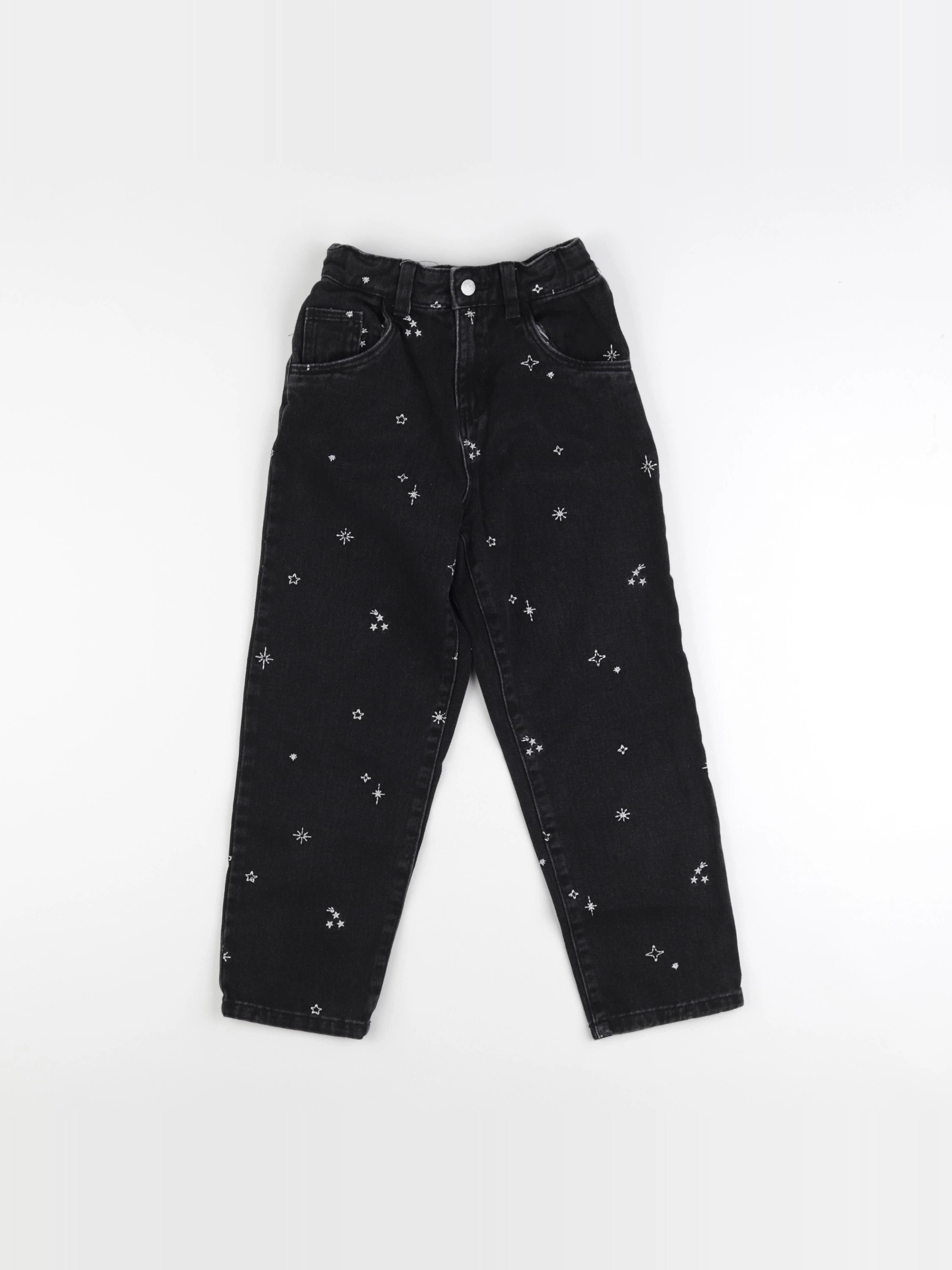 Monoprix - jean noir - 8 ans
