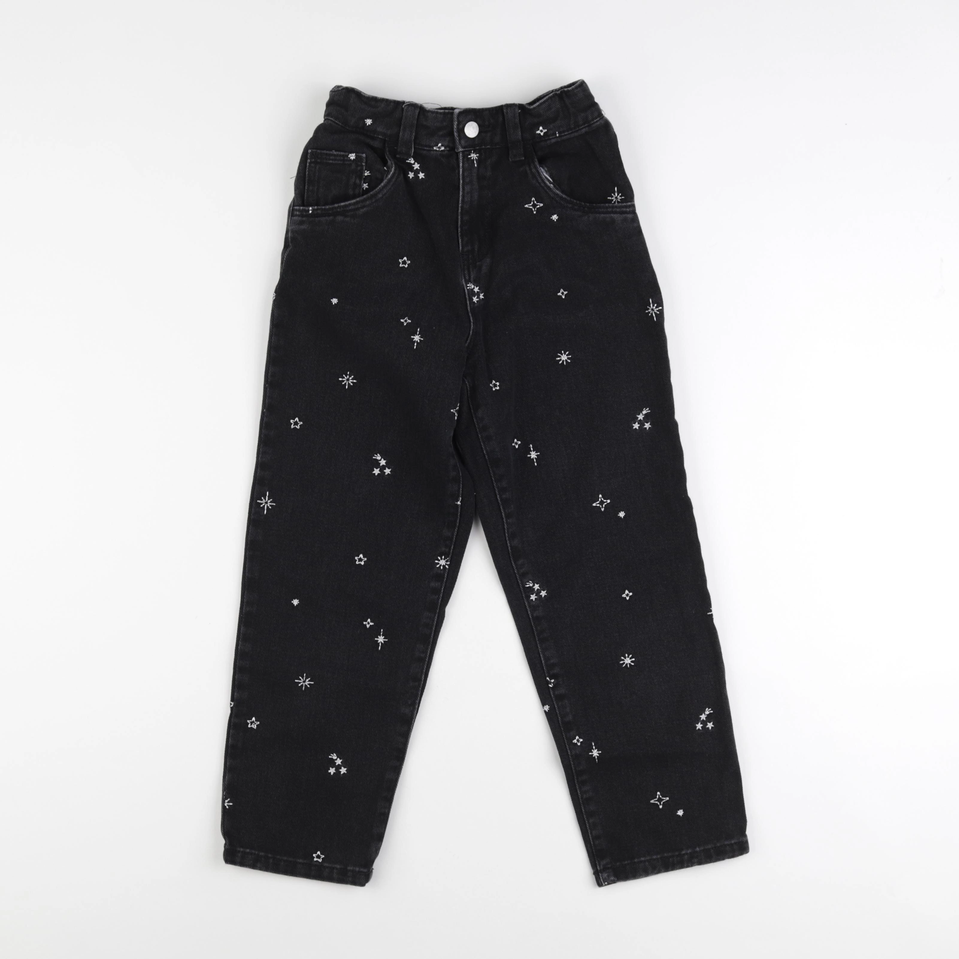 Monoprix - jean noir - 8 ans