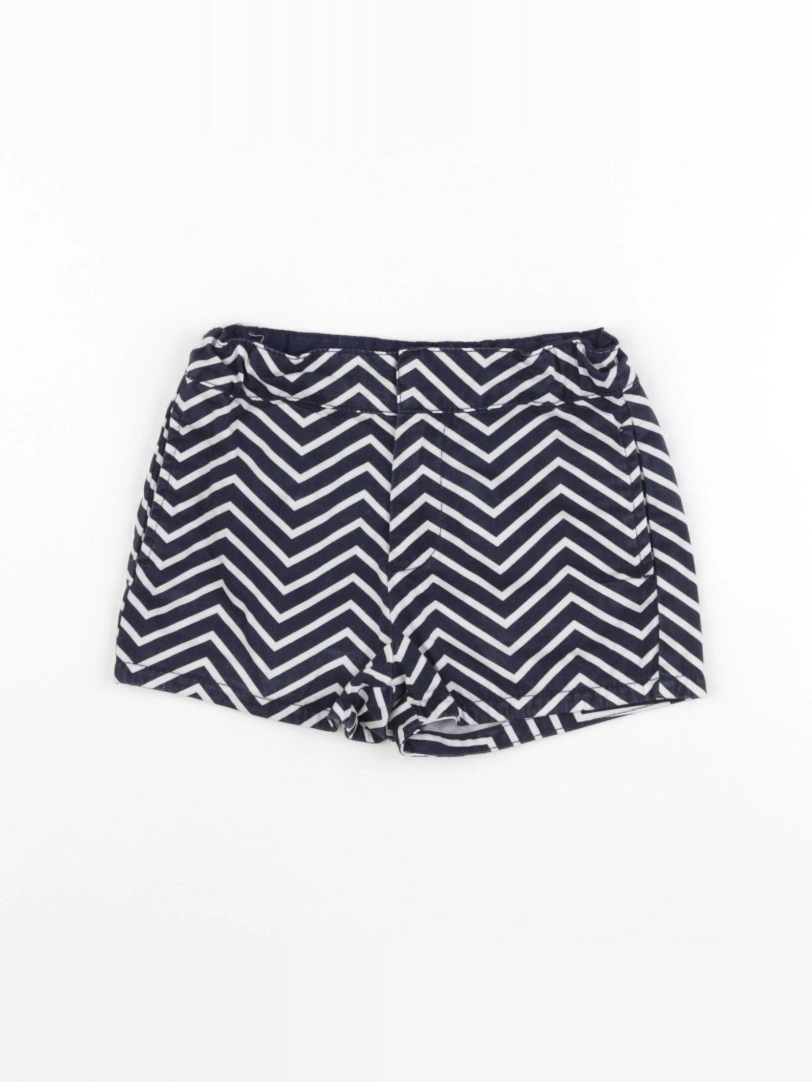 GAP - short bleu, blanc - 5 ans