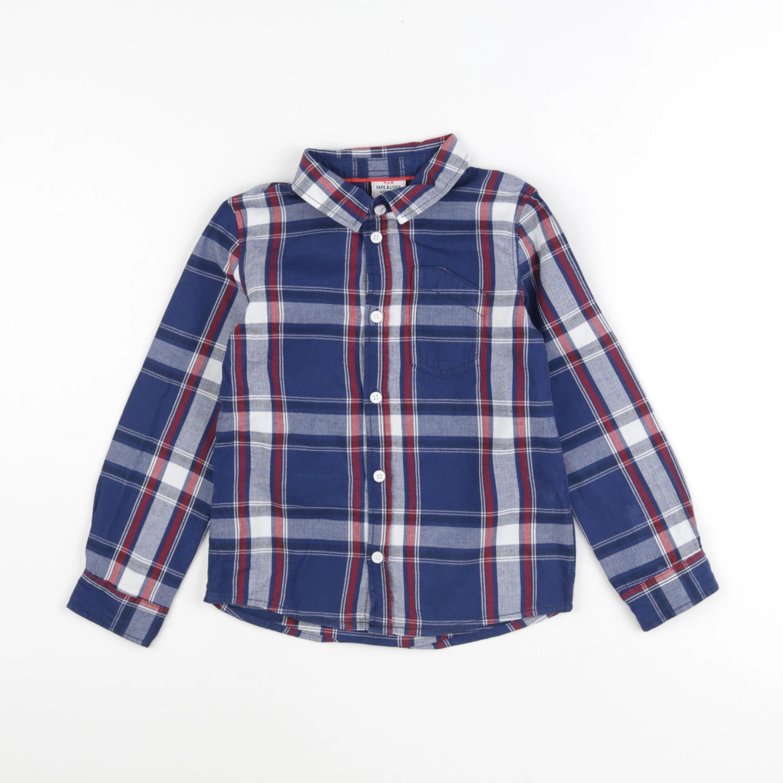 Tape à l'oeil - chemise bleu - 4 ans