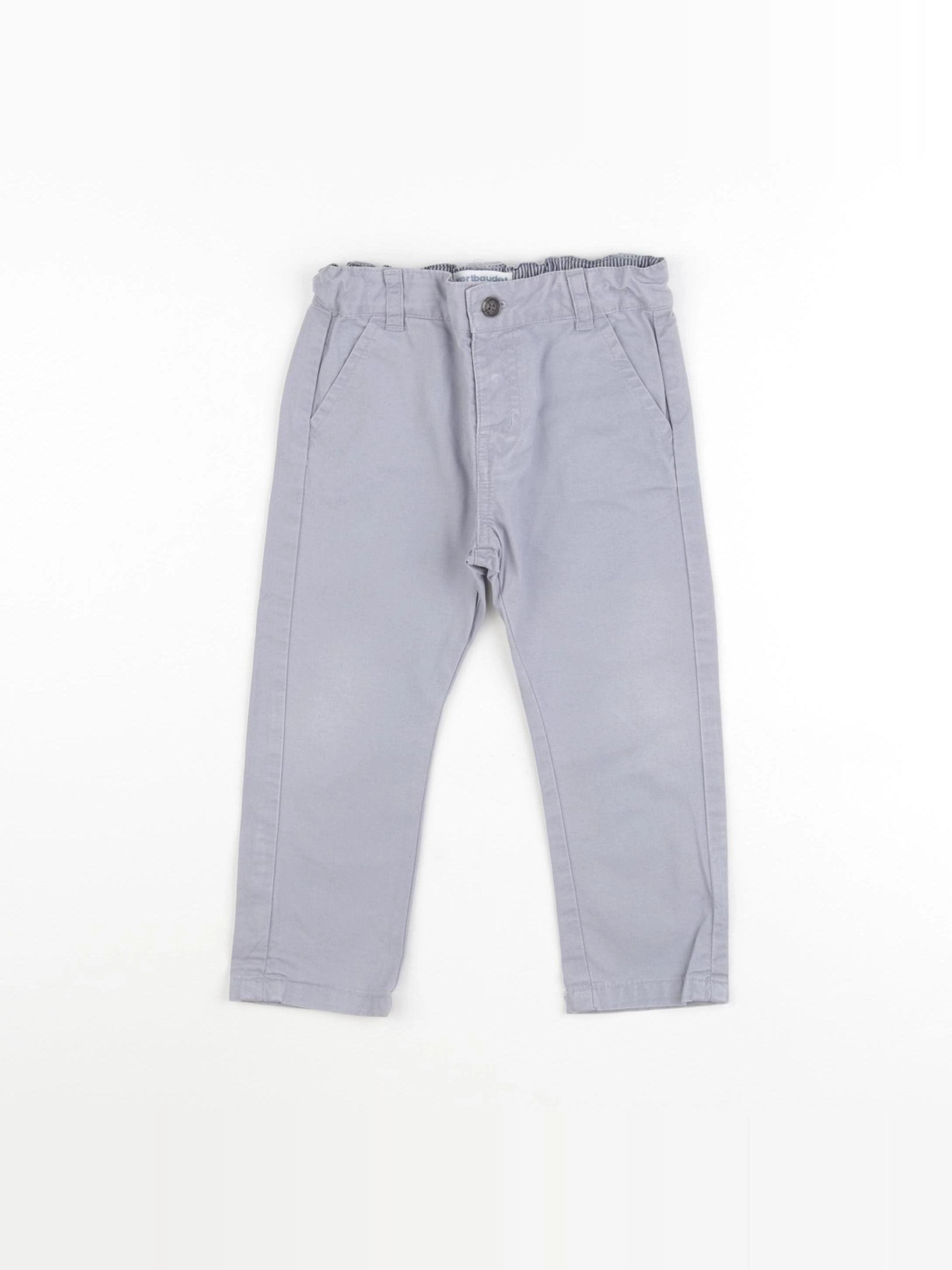 Vertbaudet - pantalon gris - 18 mois