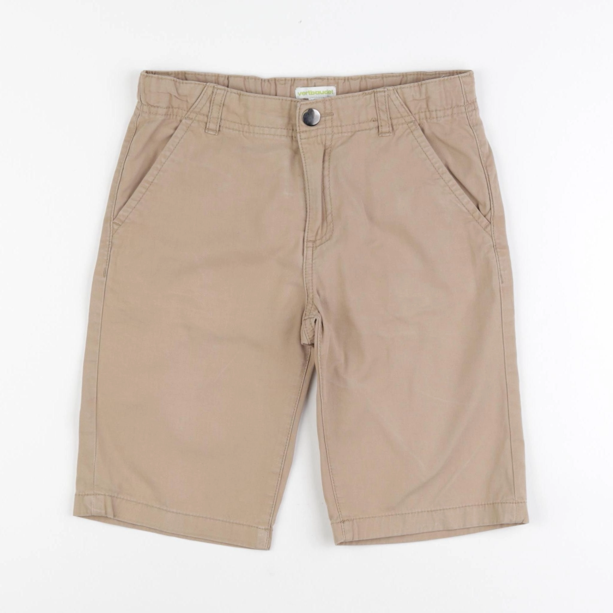Vertbaudet - short beige - 10 ans