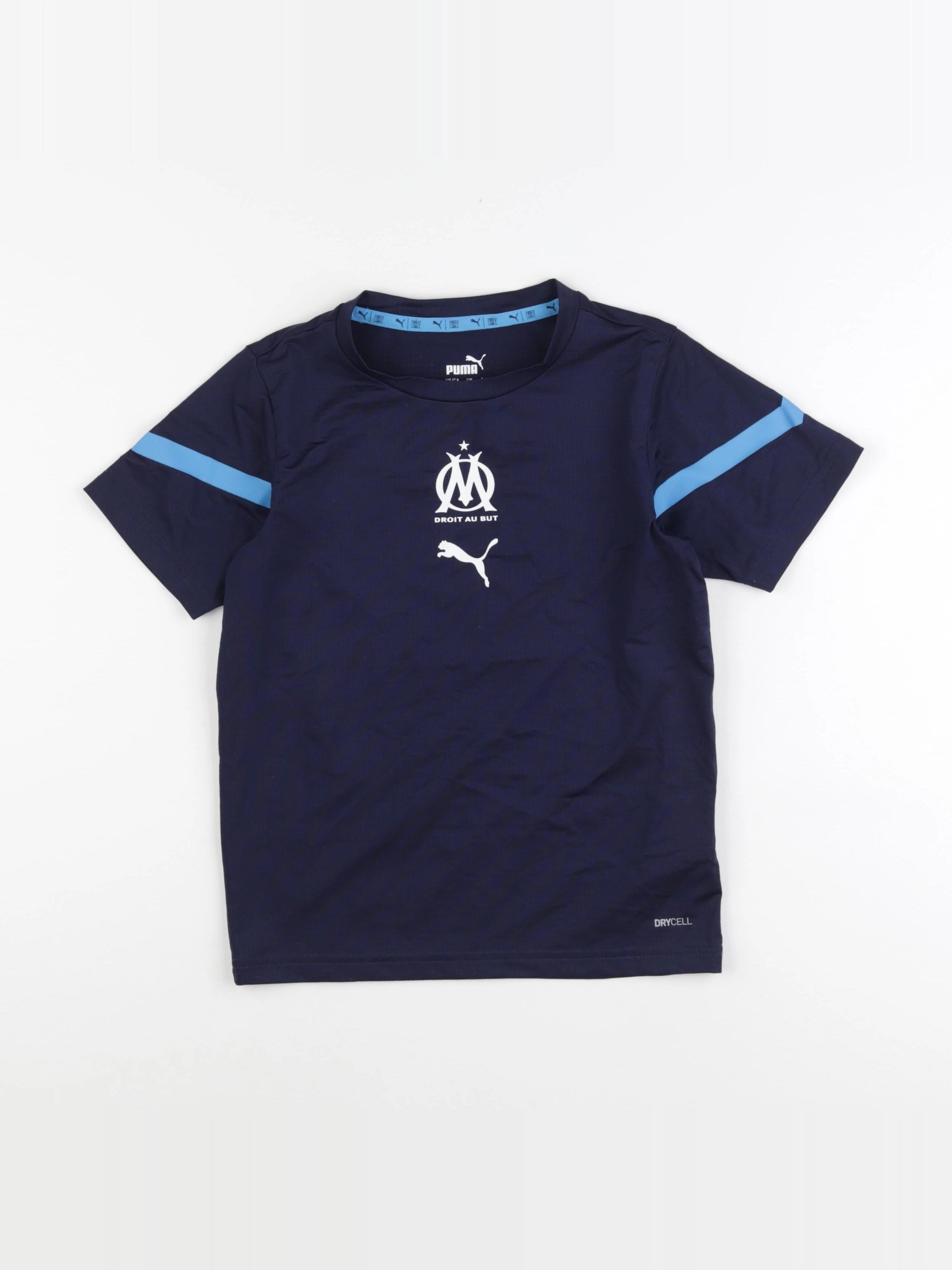 Puma - tee-shirt bleu - 7/8 ans