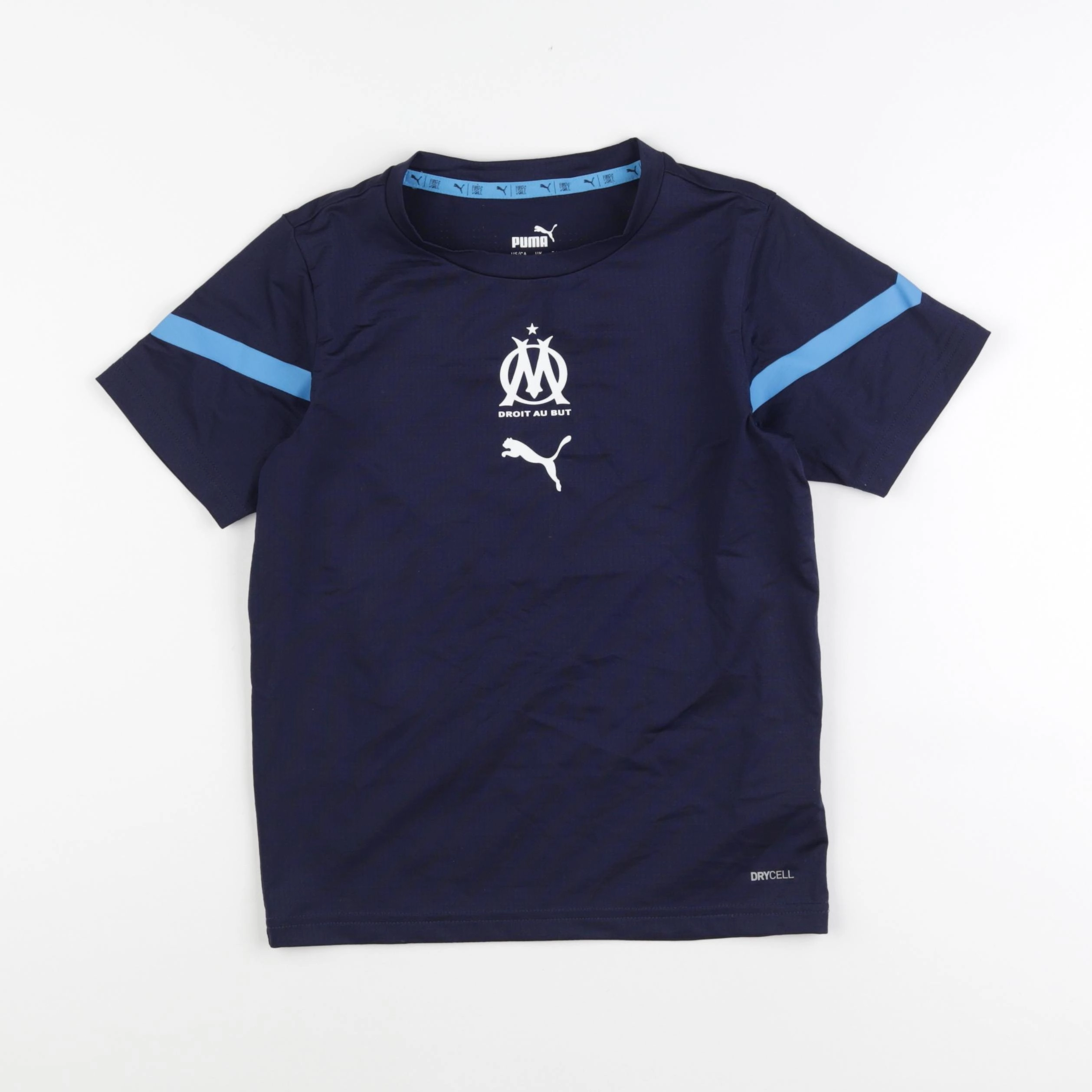 Puma - tee-shirt bleu - 7/8 ans