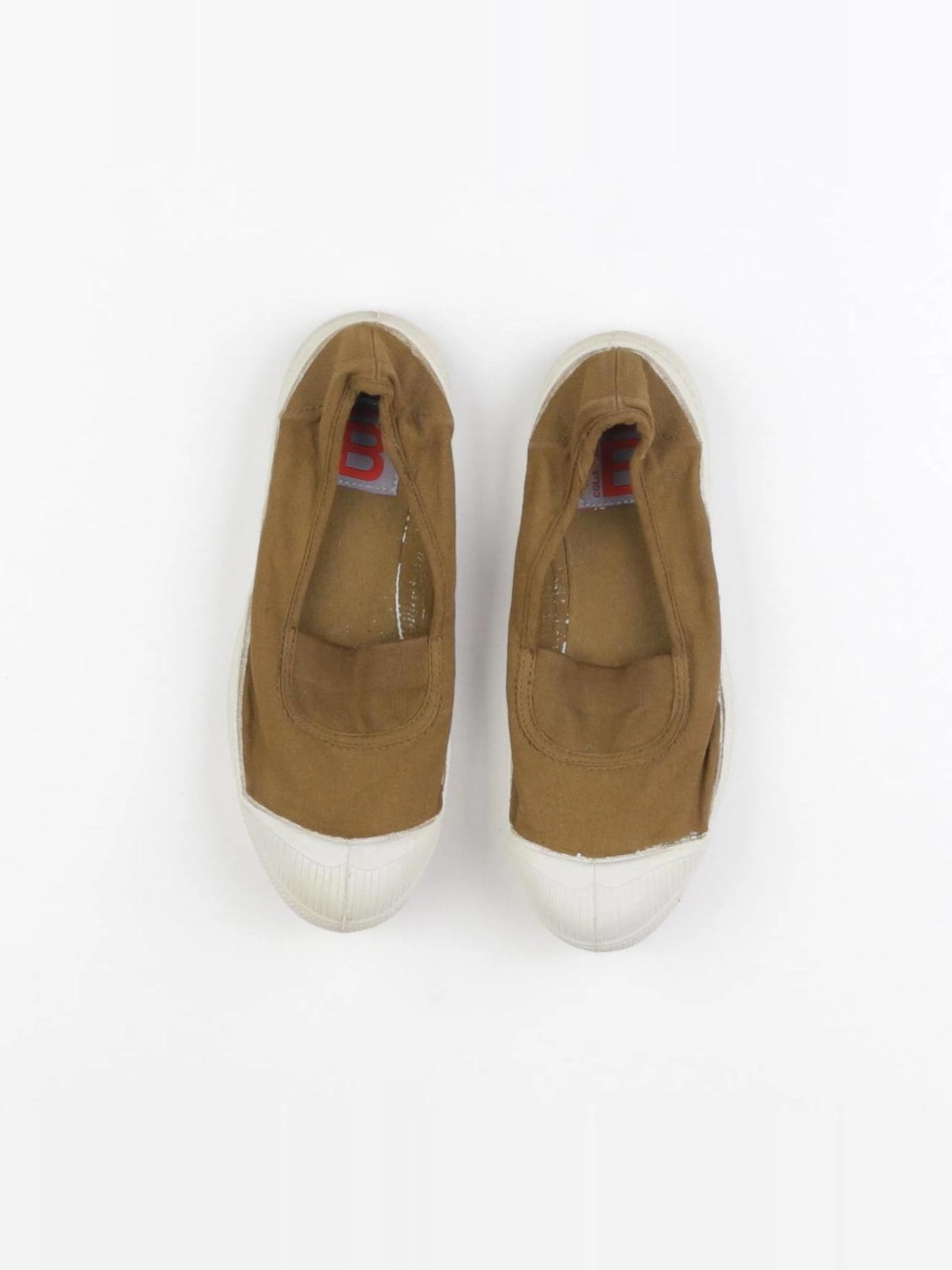 Bensimon - tennis élastiqué vert - pointure 34