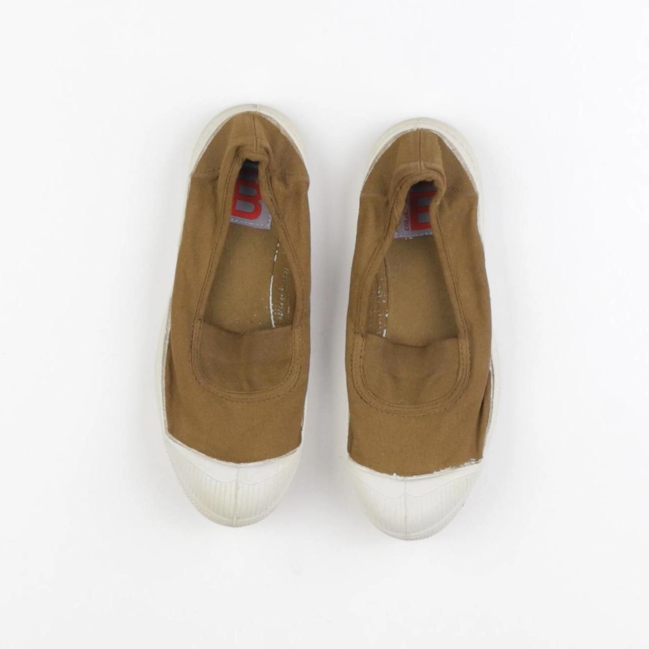 Bensimon - tennis élastiqué vert - pointure 34