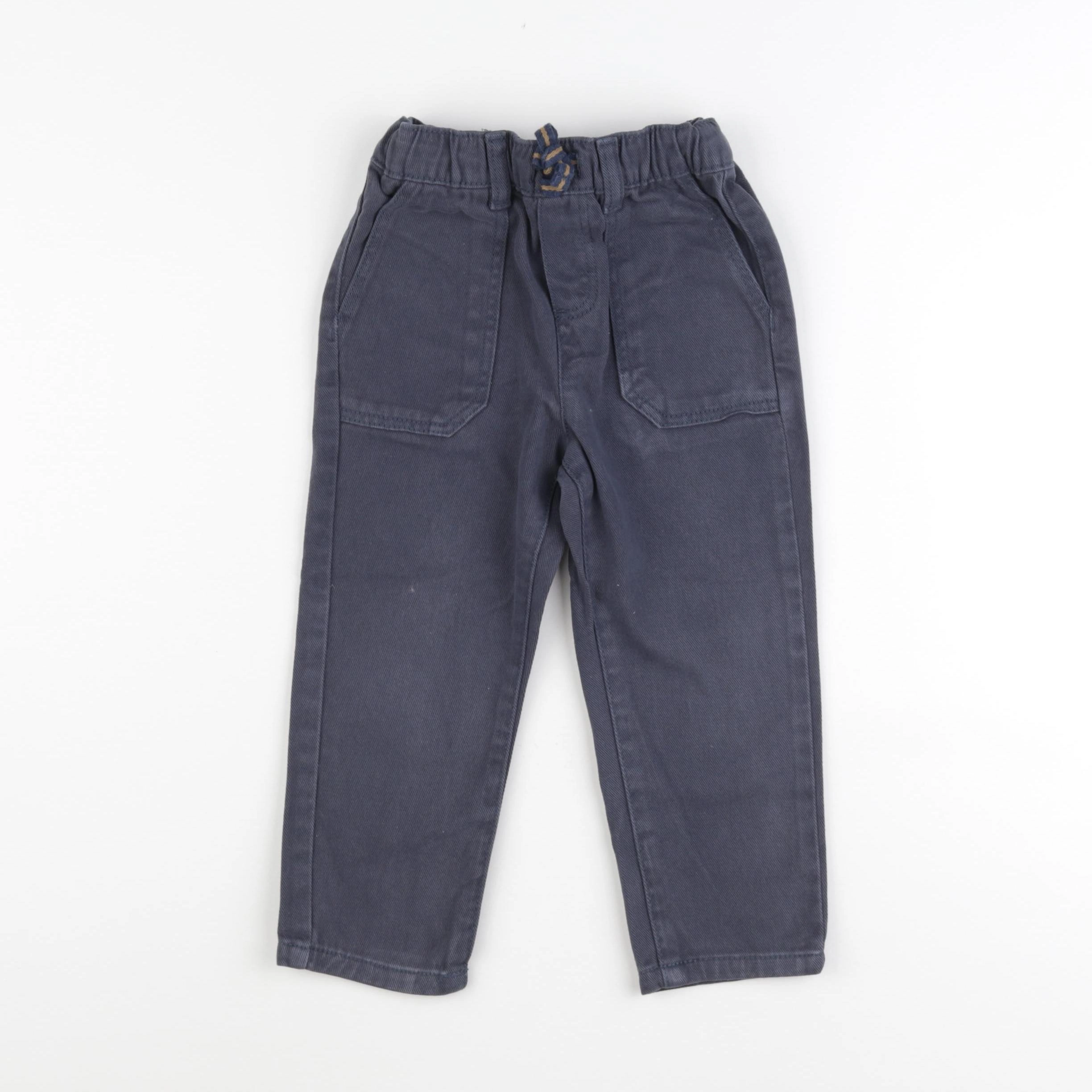 Vertbaudet - pantalon bleu - 3 ans