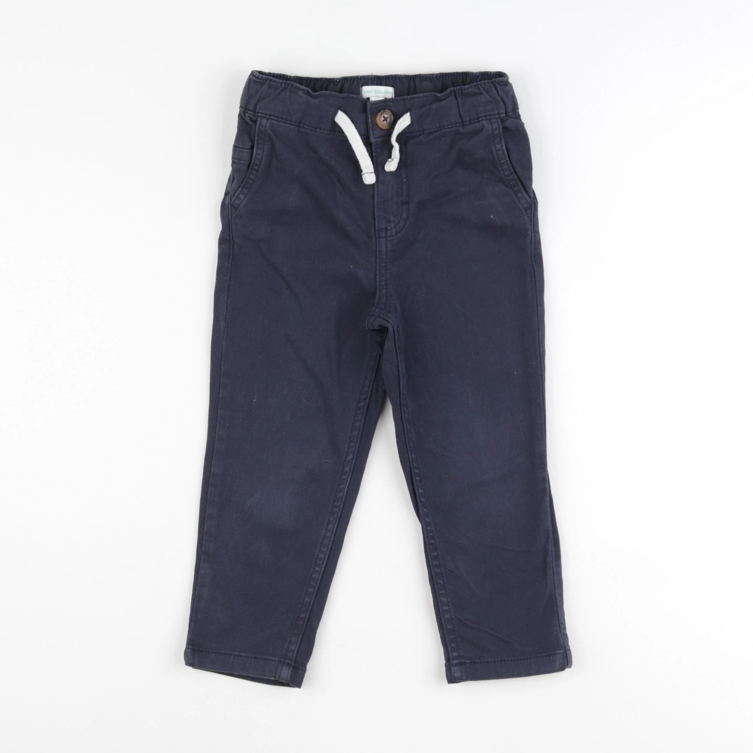 Vertbaudet - pantalon bleu - 3 ans