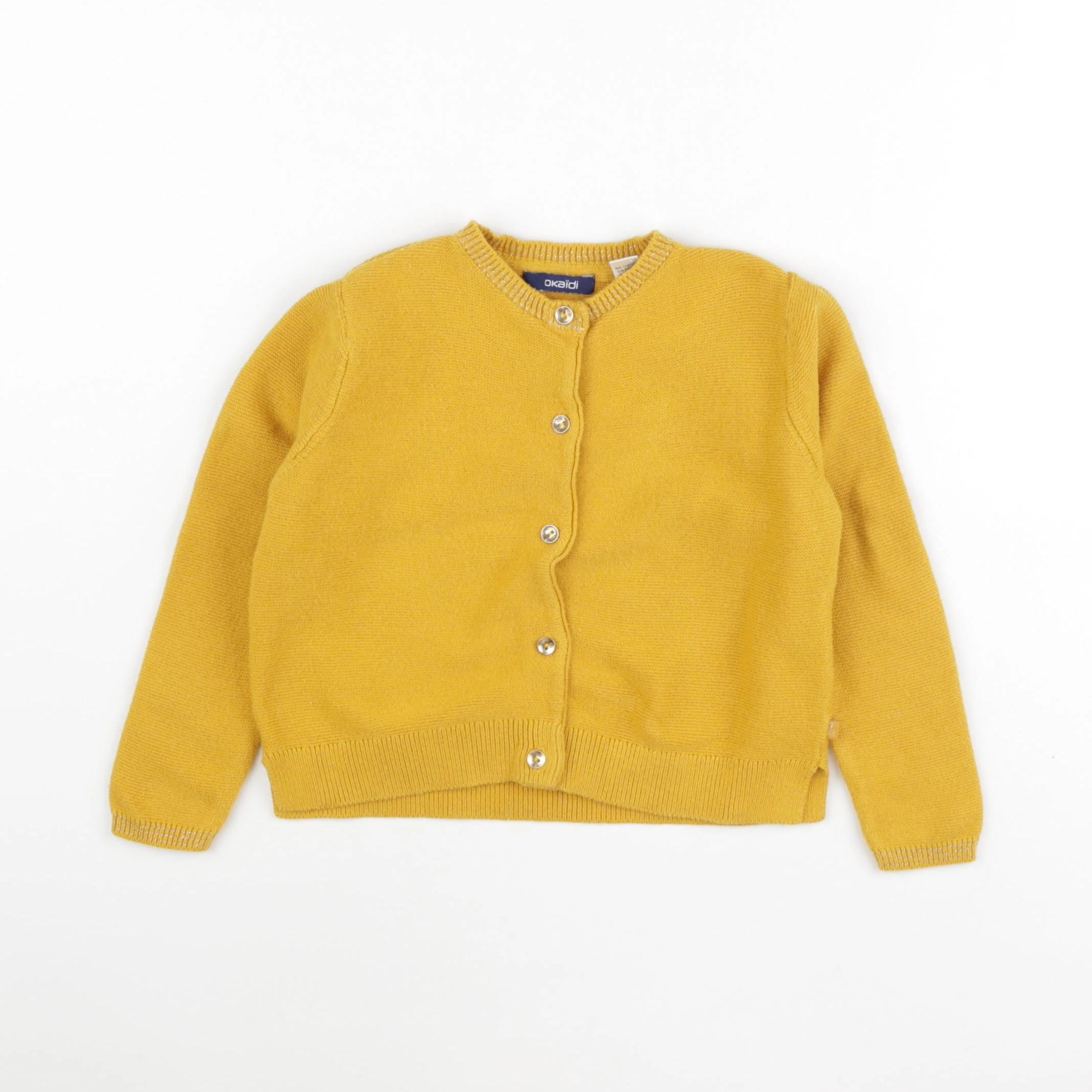 Okaidi - gilet jaune - 3 ans