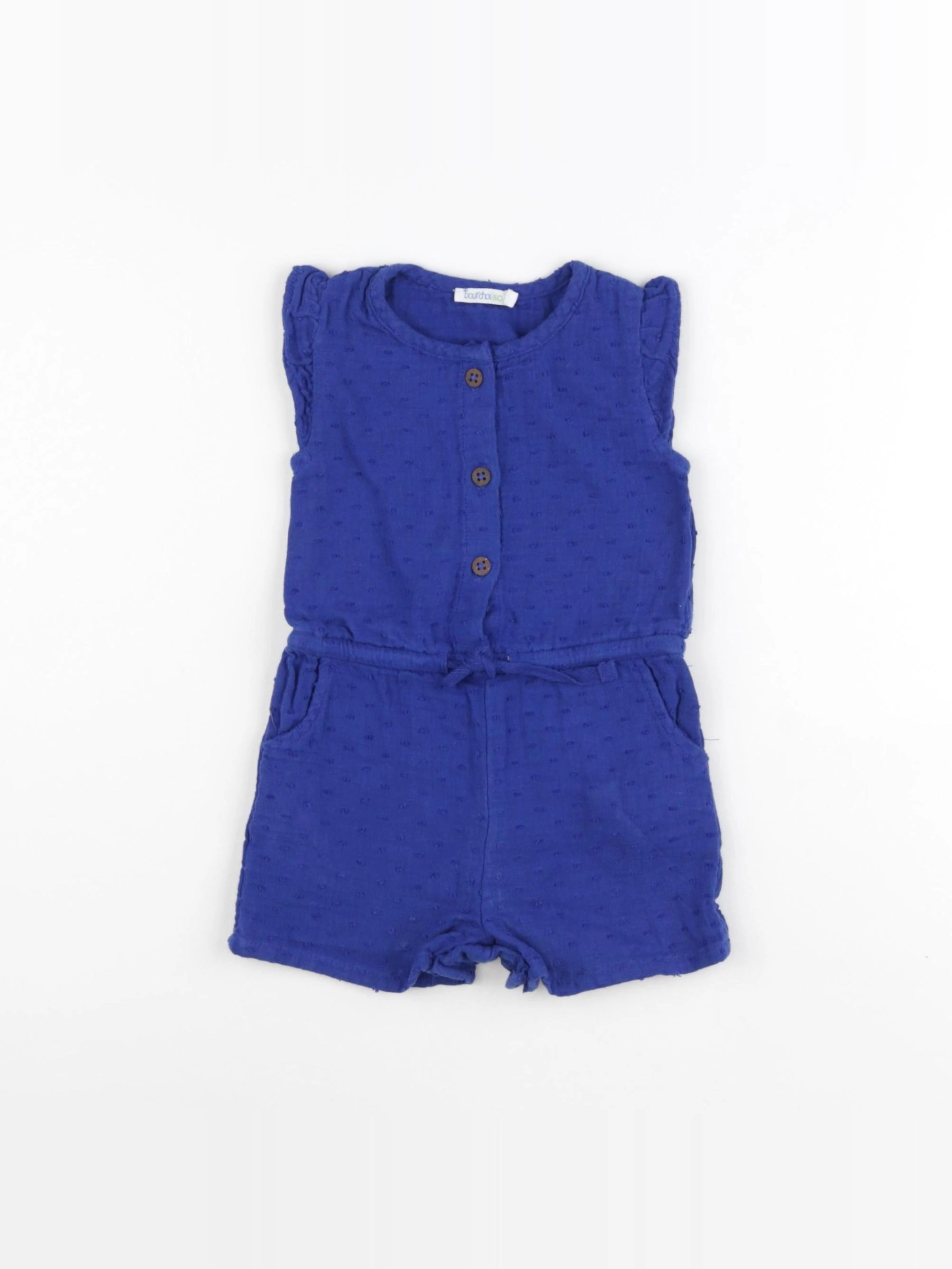 Boutchou - combinaison bleu - 9 mois