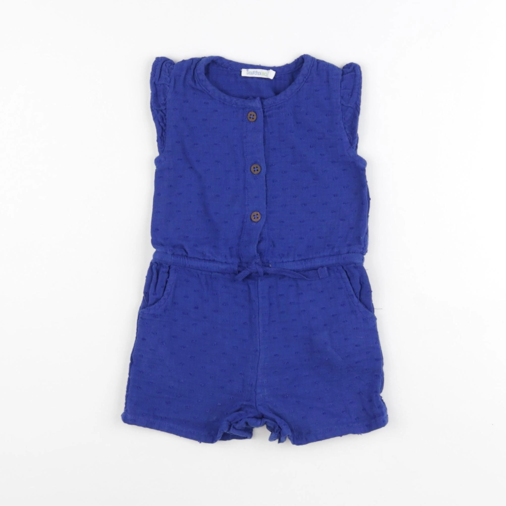 Boutchou - combinaison bleu - 9 mois