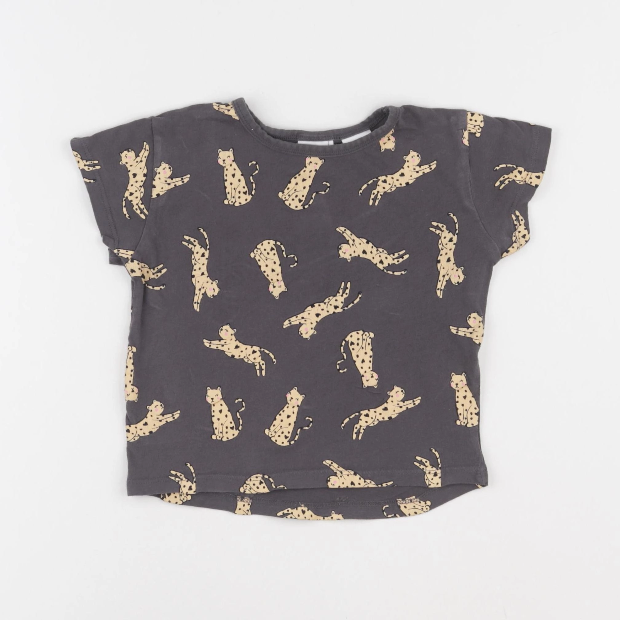 Zara - tee-shirt gris - 9/12 mois
