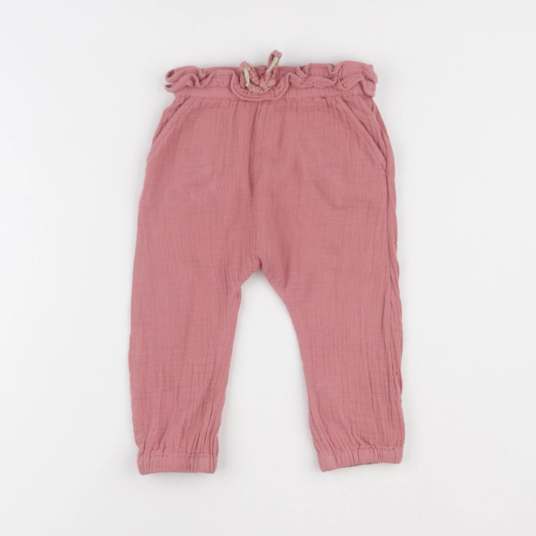 Vertbaudet - sarouel rose - 18 mois