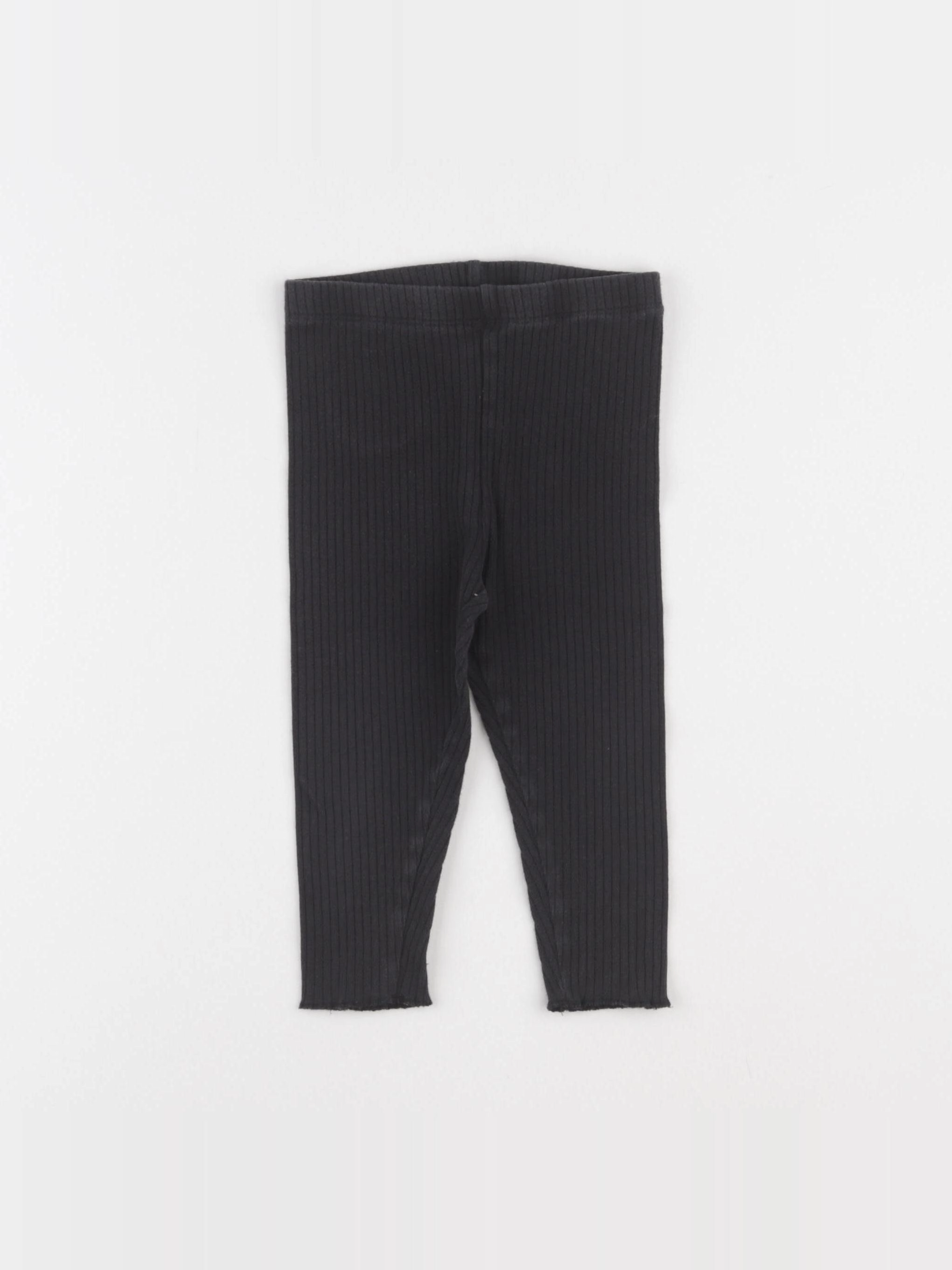 Mango - legging noir - 12/18 mois