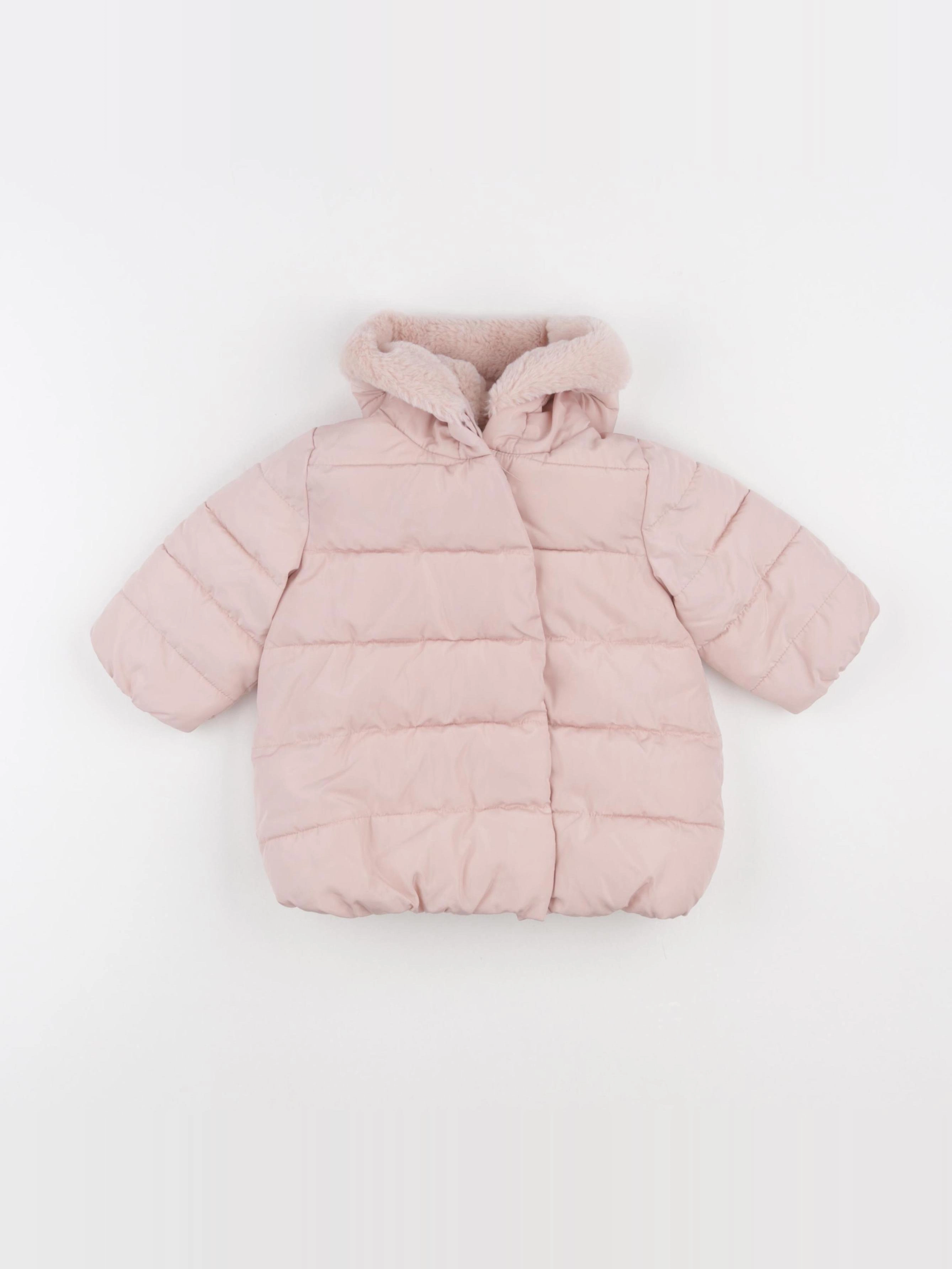 Vertbaudet - doudoune rose - 6 mois
