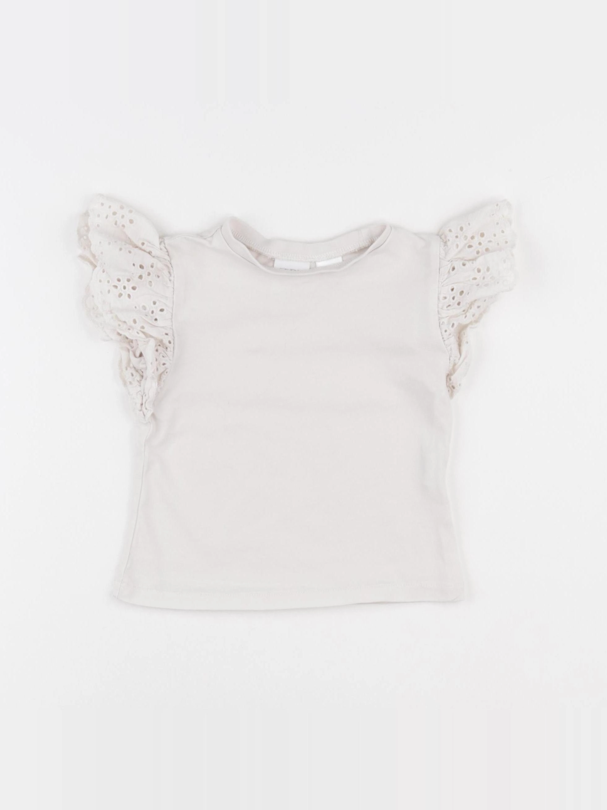 Zara - tee-shirt blanc - 9/12 mois