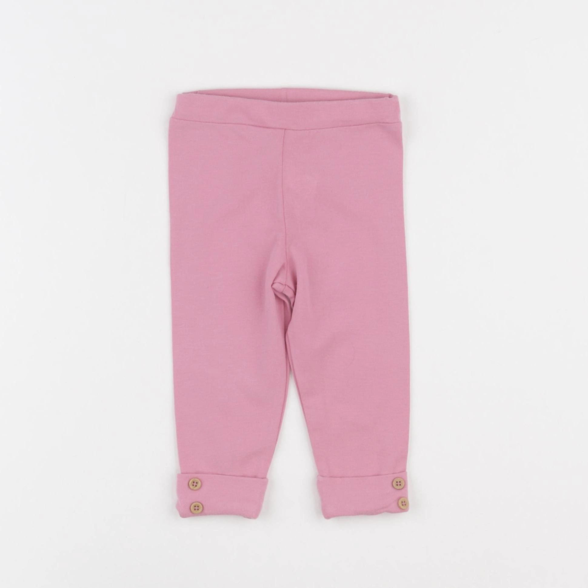 Tape à l'oeil - legging rose - 9 mois
