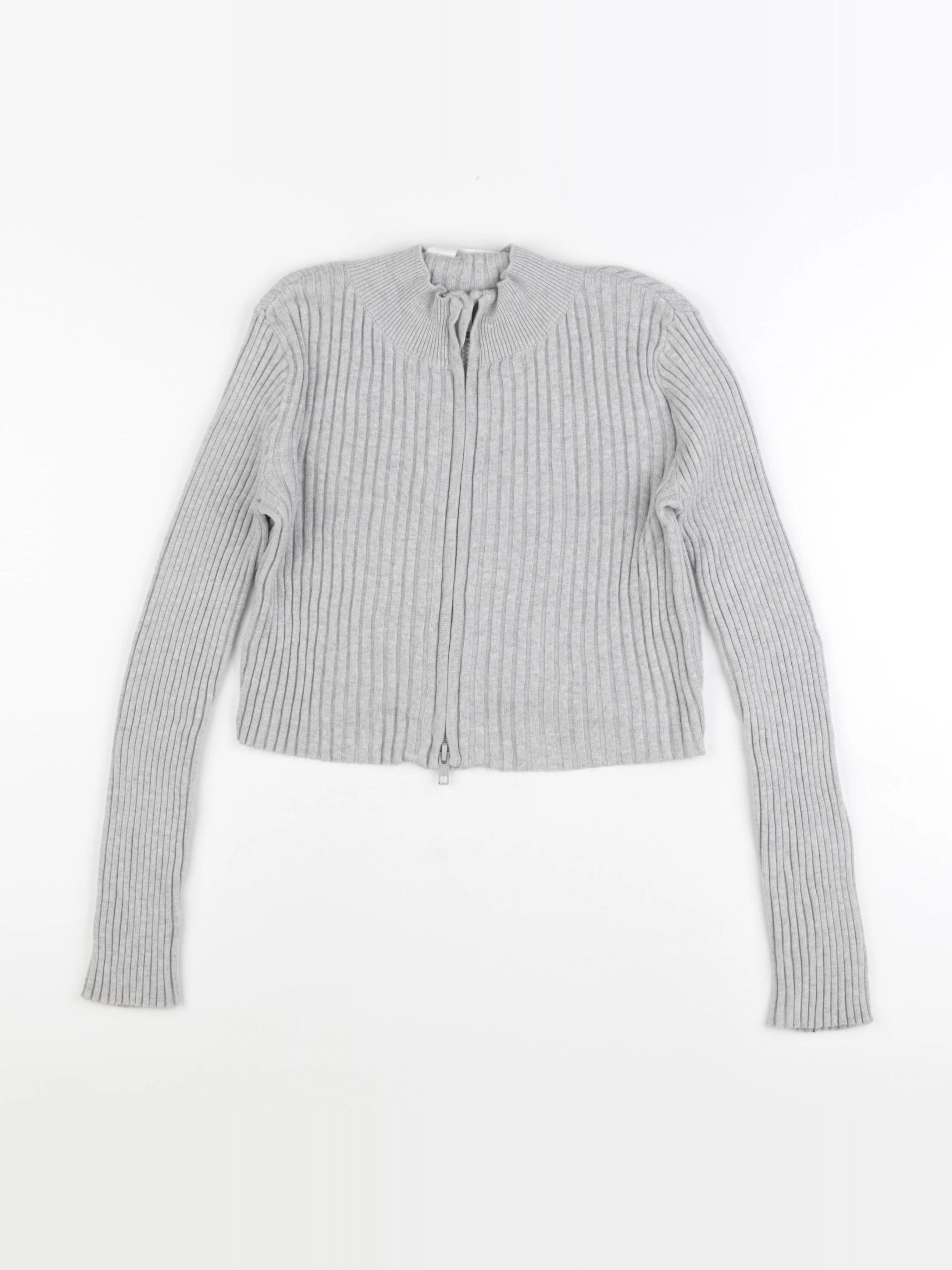 H&M - gilet gris - 8/10 ans