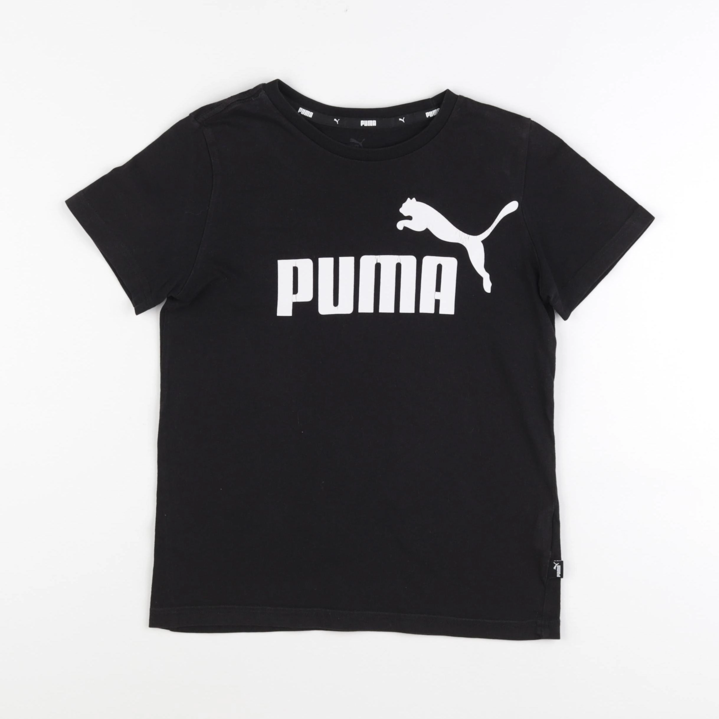 Puma - tee-shirt noir - 9/10 ans
