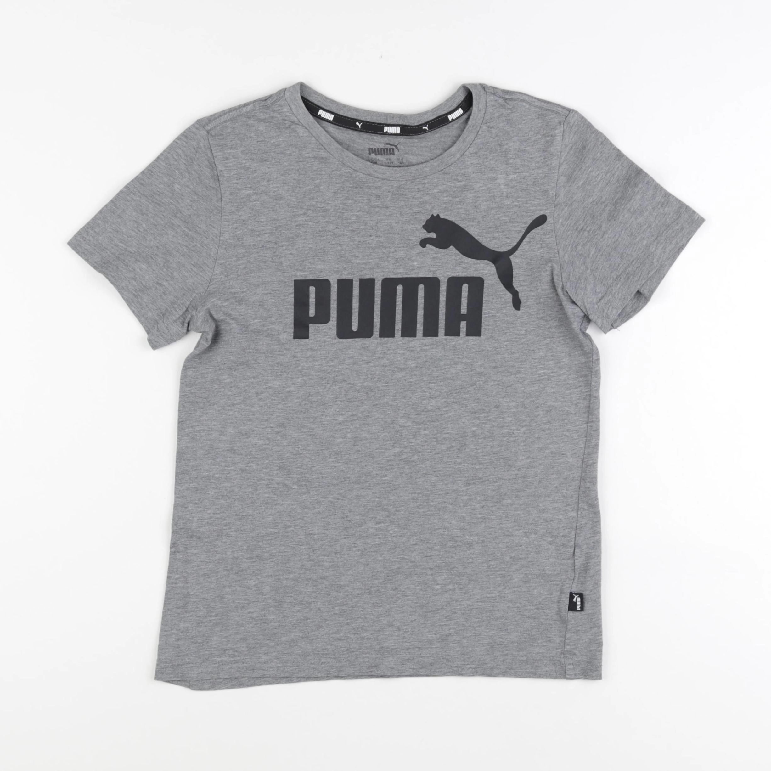 Puma - tee-shirt gris - 9/10 ans